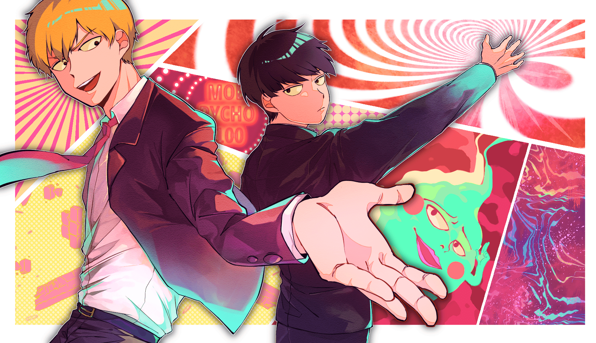 Mob Psycho 100, HD, Hintergrund, Anime, Shigeo, 1920x1110 HD Desktop