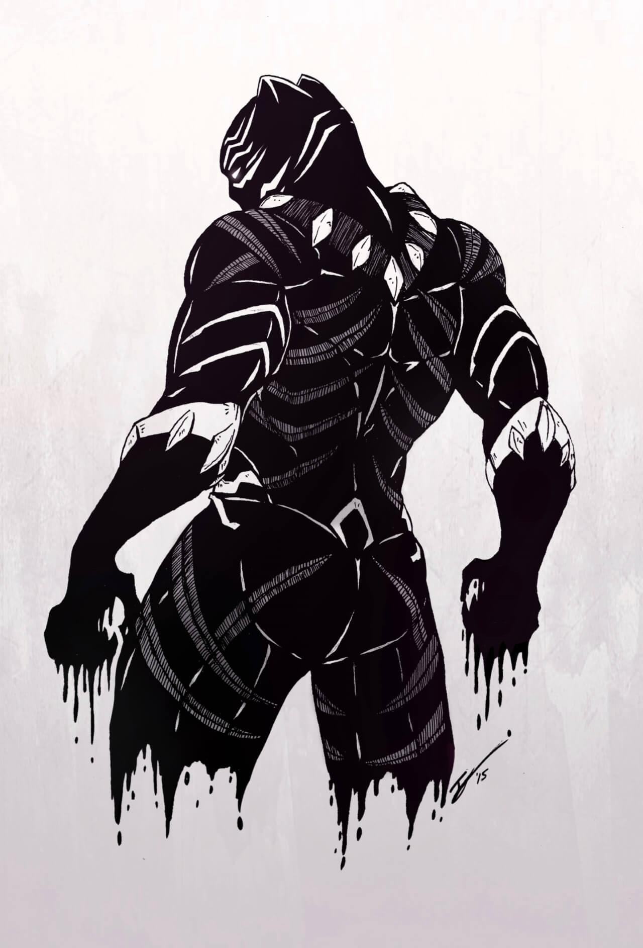 Black Panther, Marvel Comics, Superheld, Wakanda, Bild, 1280x1890 HD Handy