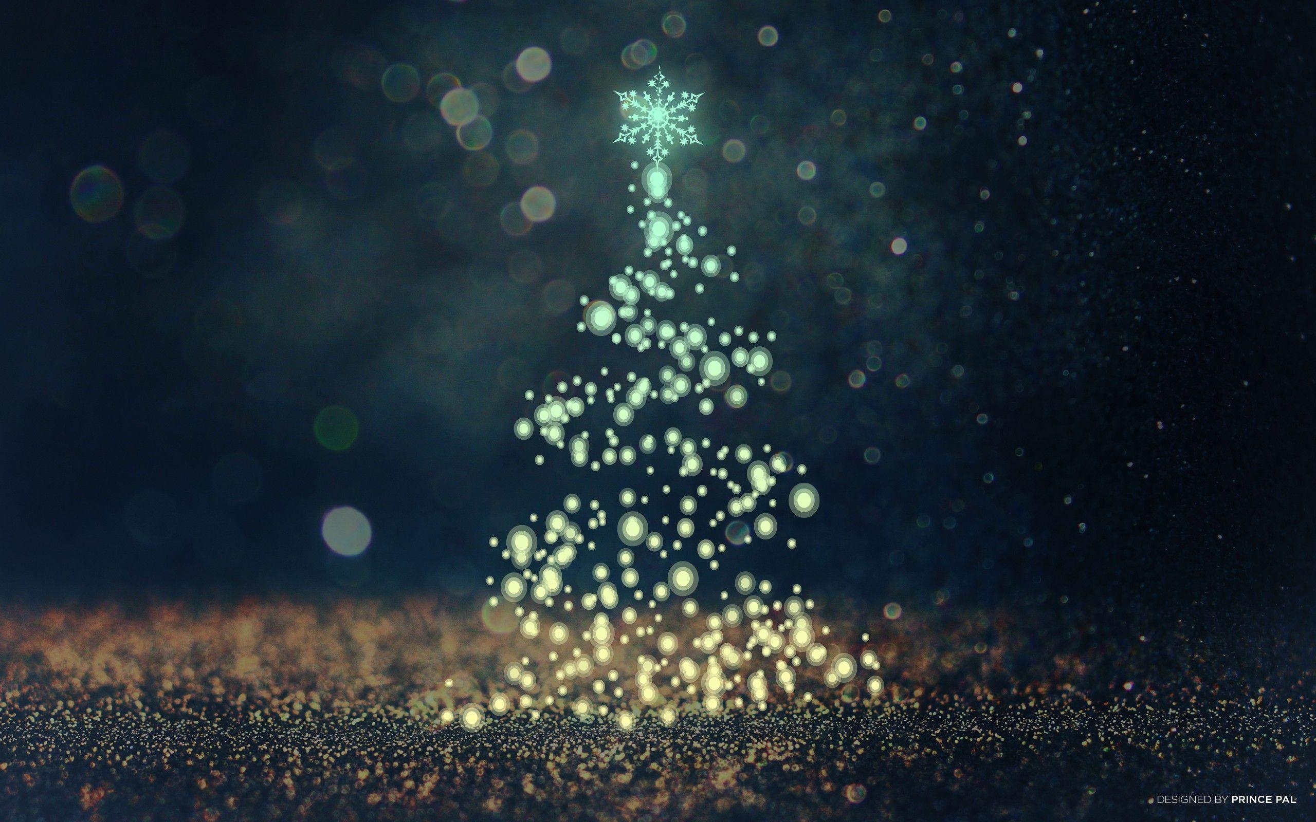 Weihnachtsbaum, Bokeh, festlich, Hintergrund, Dekoration, 2560x1600 HD Desktop