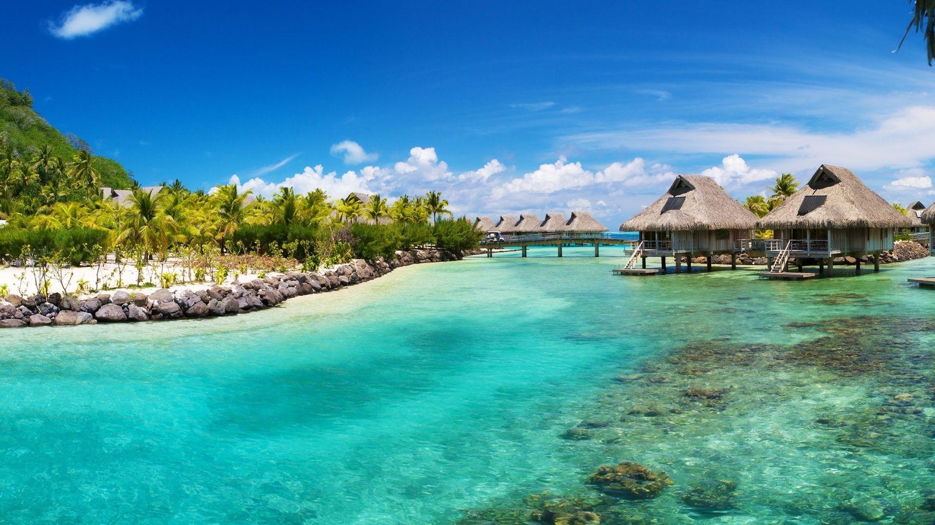 Belize, Reisen, Karibik, Strand, Landschaft, 1920x1080 Full HD Desktop