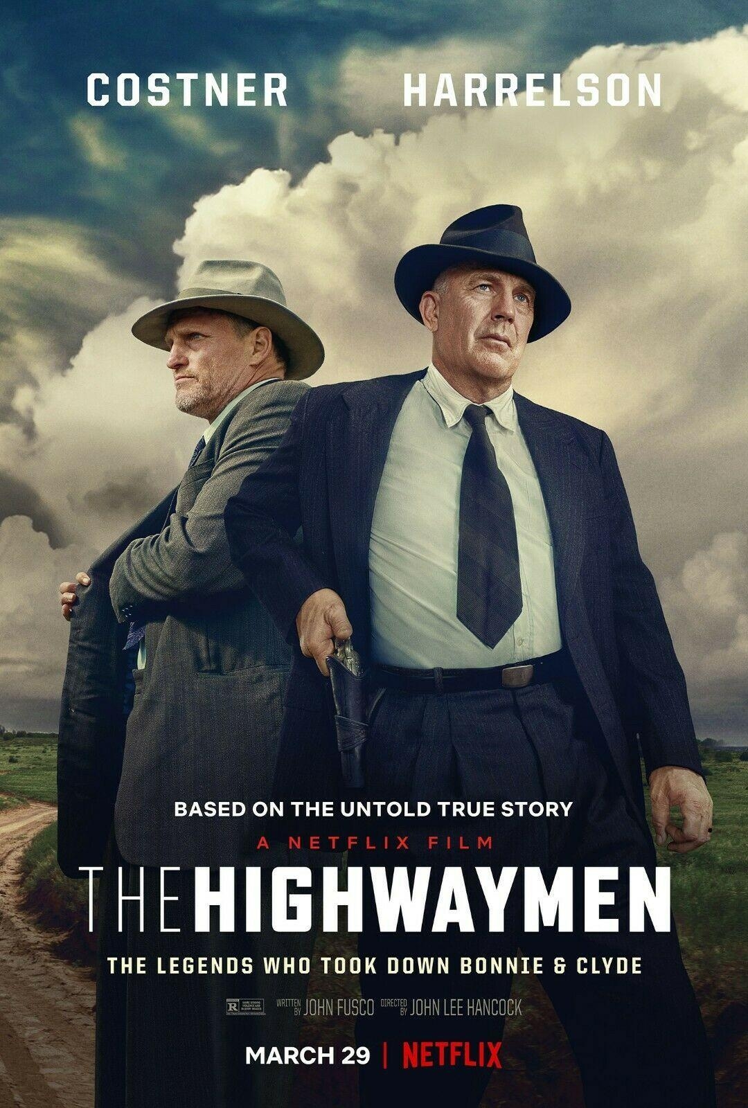 Highwaymen, Costner, Harrelson, Bonnie Clyde, Film, 1080x1600 HD Handy