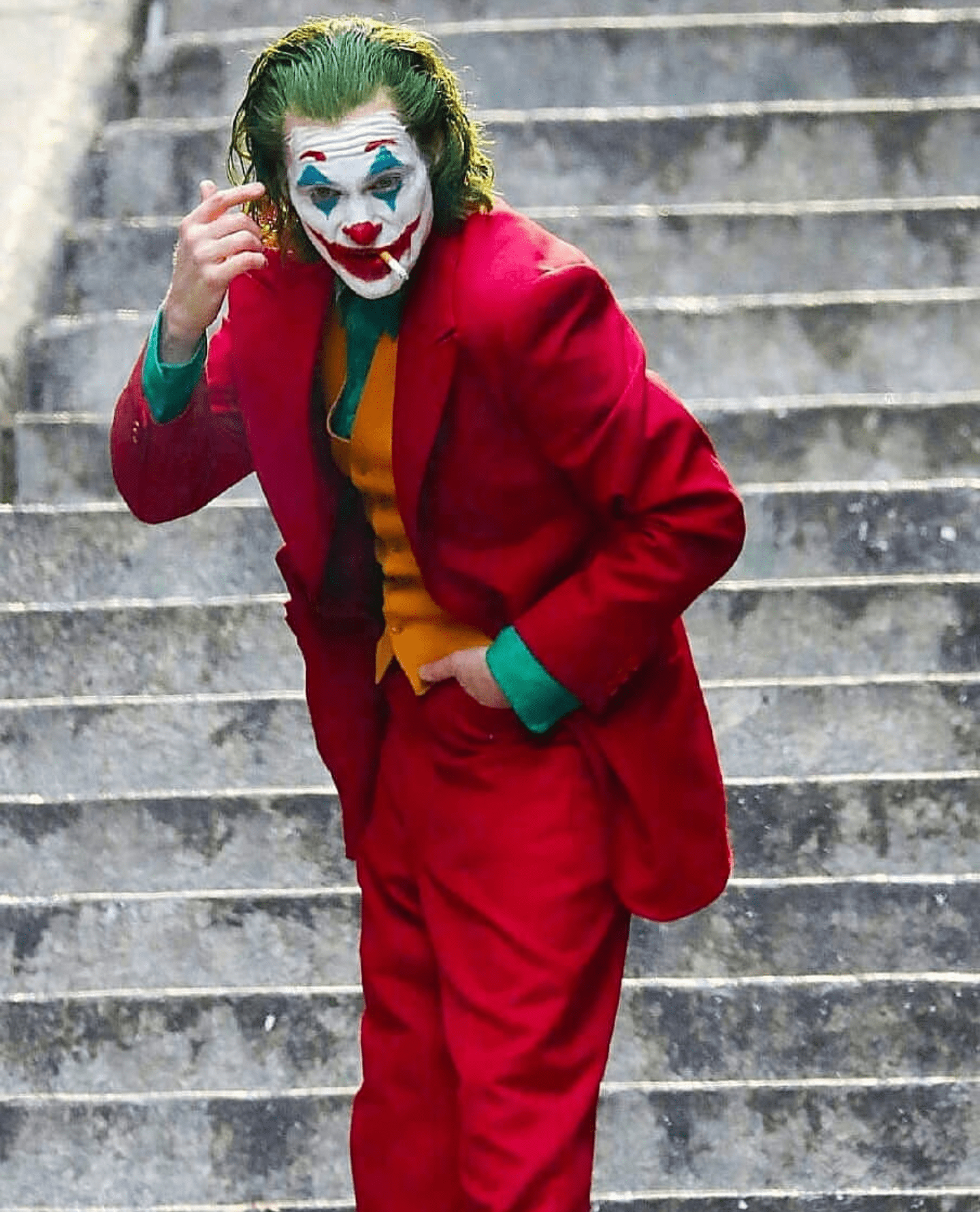 Joaquin Phoenix, Joker, Dreharbeiten, Schauspieler, Film, 1440x1790 HD Handy