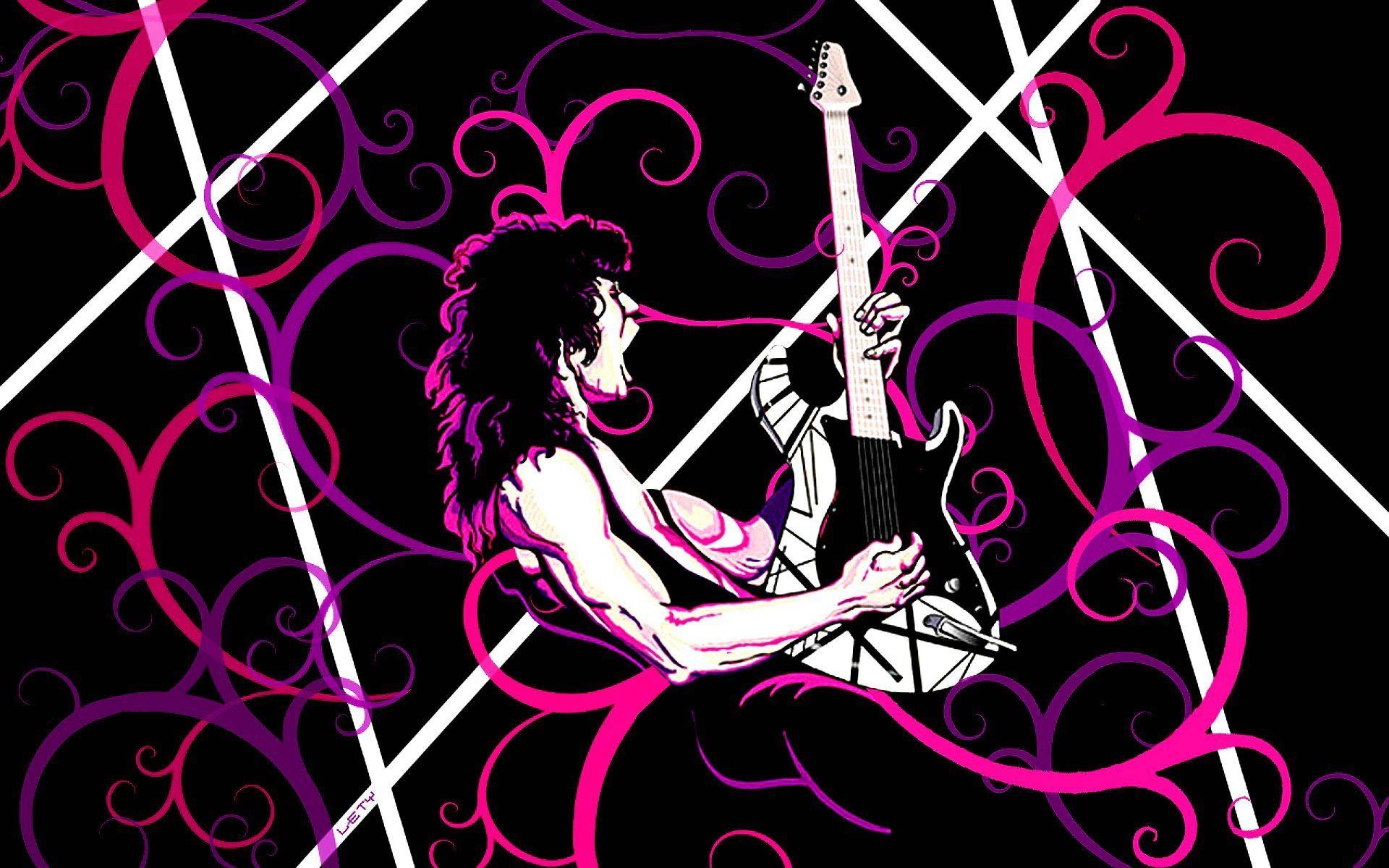 Van Halen, Hard Rock, Heavy Metal, Gitarre, Psychedelisch, 1920x1200 HD Desktop