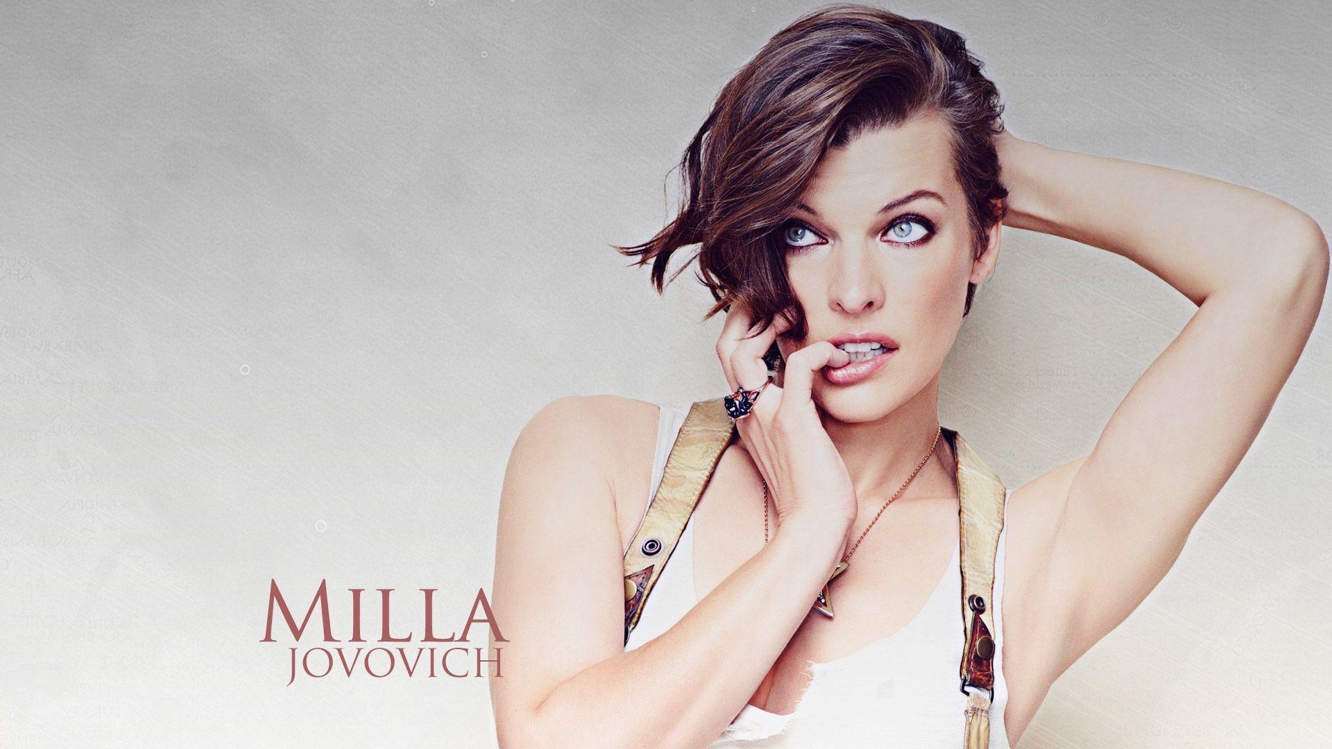 Milla Jovovich, HD, kostenlos, Schönheit, Schauspielerin, 1920x1080 Full HD Desktop