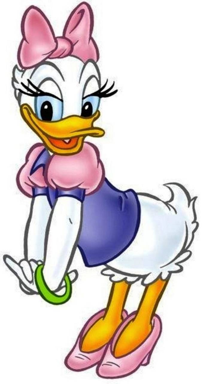 Daisy Duck, Cartoon, Disney, Hintergrund, Bild, 680x1280 HD Handy