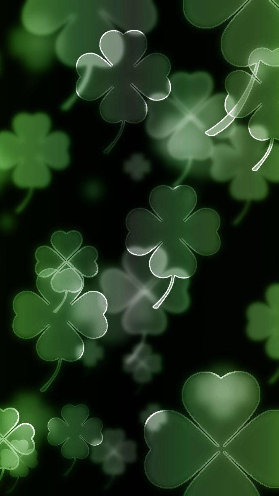 Irisches Kleeblatt, Irland, iPhone, Hintergrund, Grün, 1080x1920 Full HD Handy