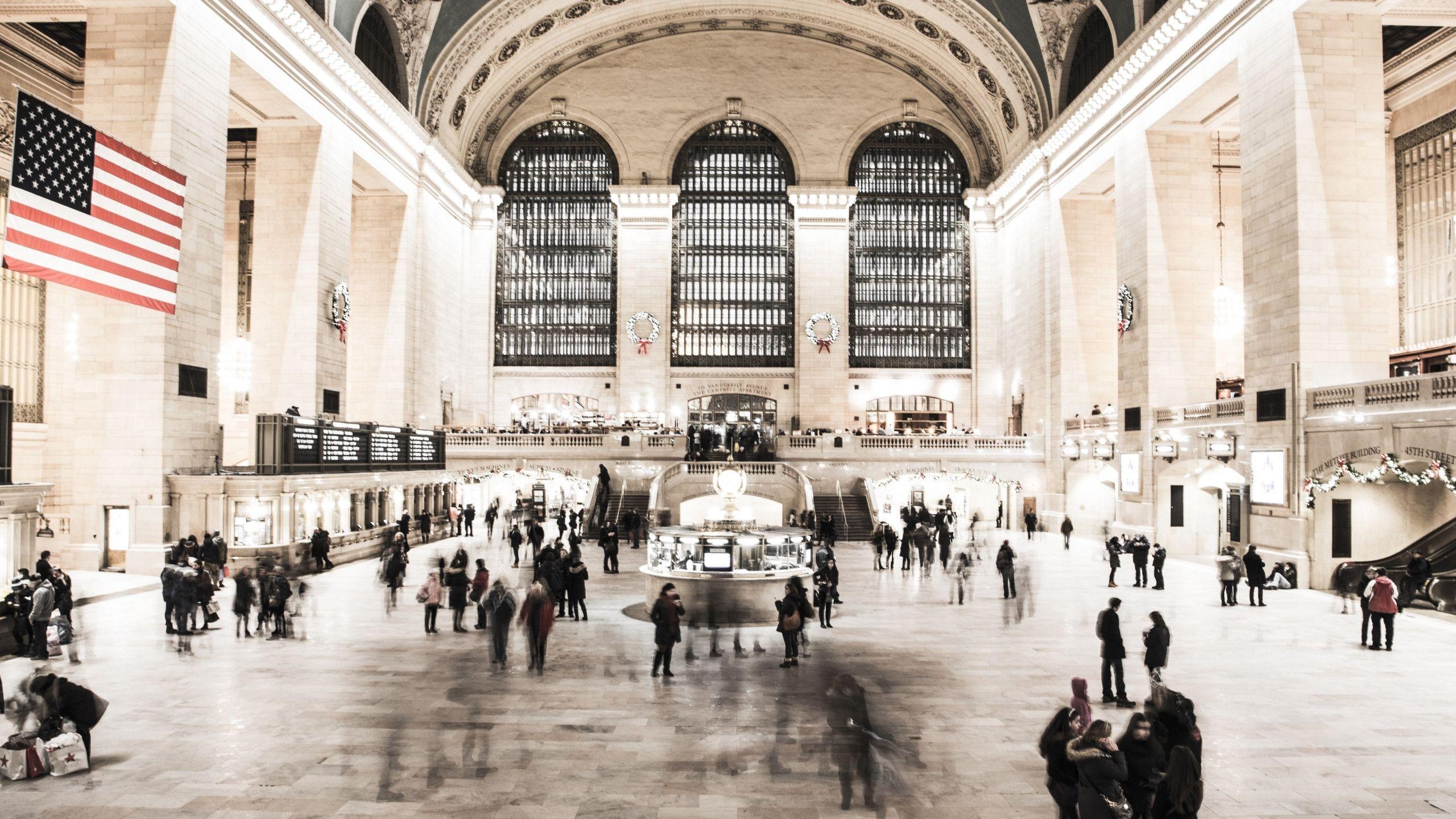 Leute in NYC, Grand Central, Bild, Reisen, Terminal, 2560x1440 HD Desktop