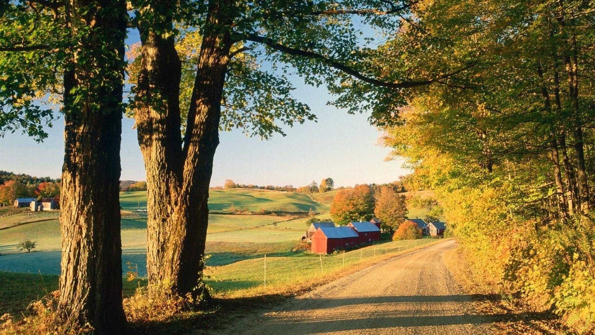 Woodstock, Farm, Südvermont, Hochqualität, Bild, 1920x1080 Full HD Desktop