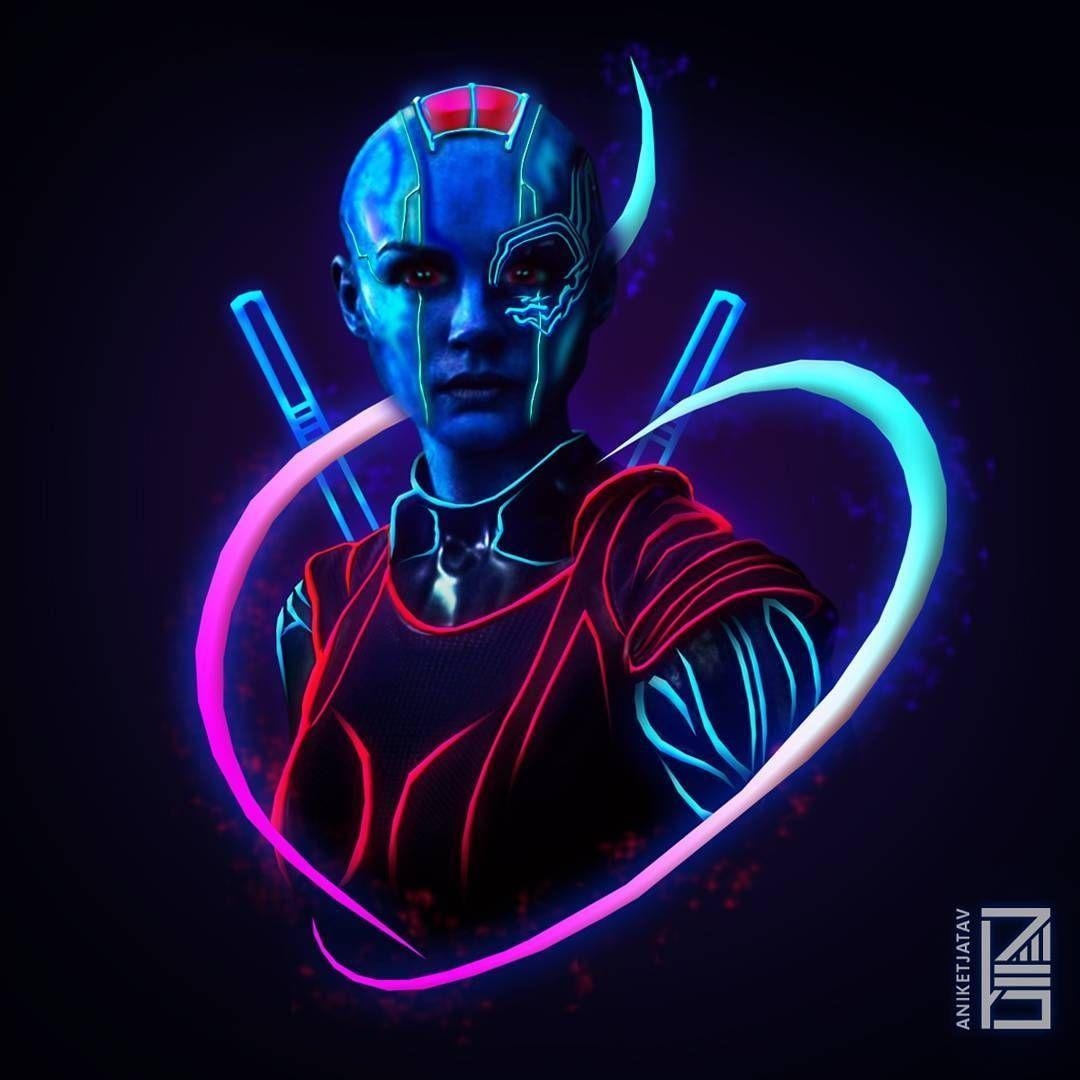 Guardians of the Galaxy, Nebula, Marvel, Superhelden, Comics, 1080x1080 HD Handy