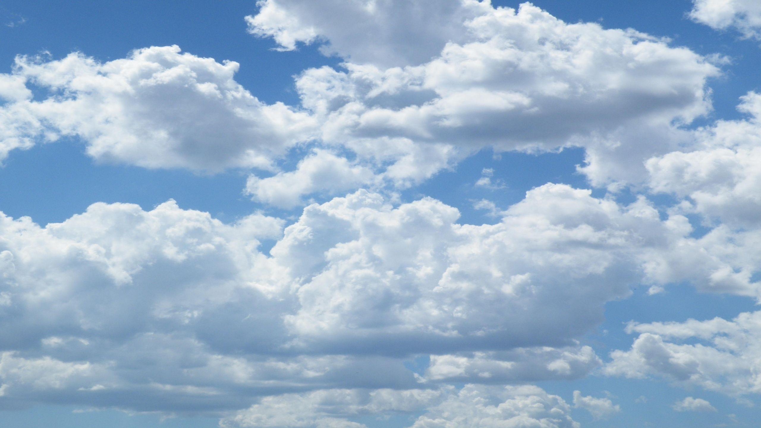 Fluffy Wolken, Kostenlos, Download, HD, Himmel, 2560x1440 HD Desktop