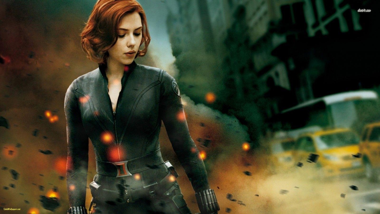 Schwarze Witwe, Wallpaper, Marvel, Natasha, Hero, 1600x900 HD Desktop