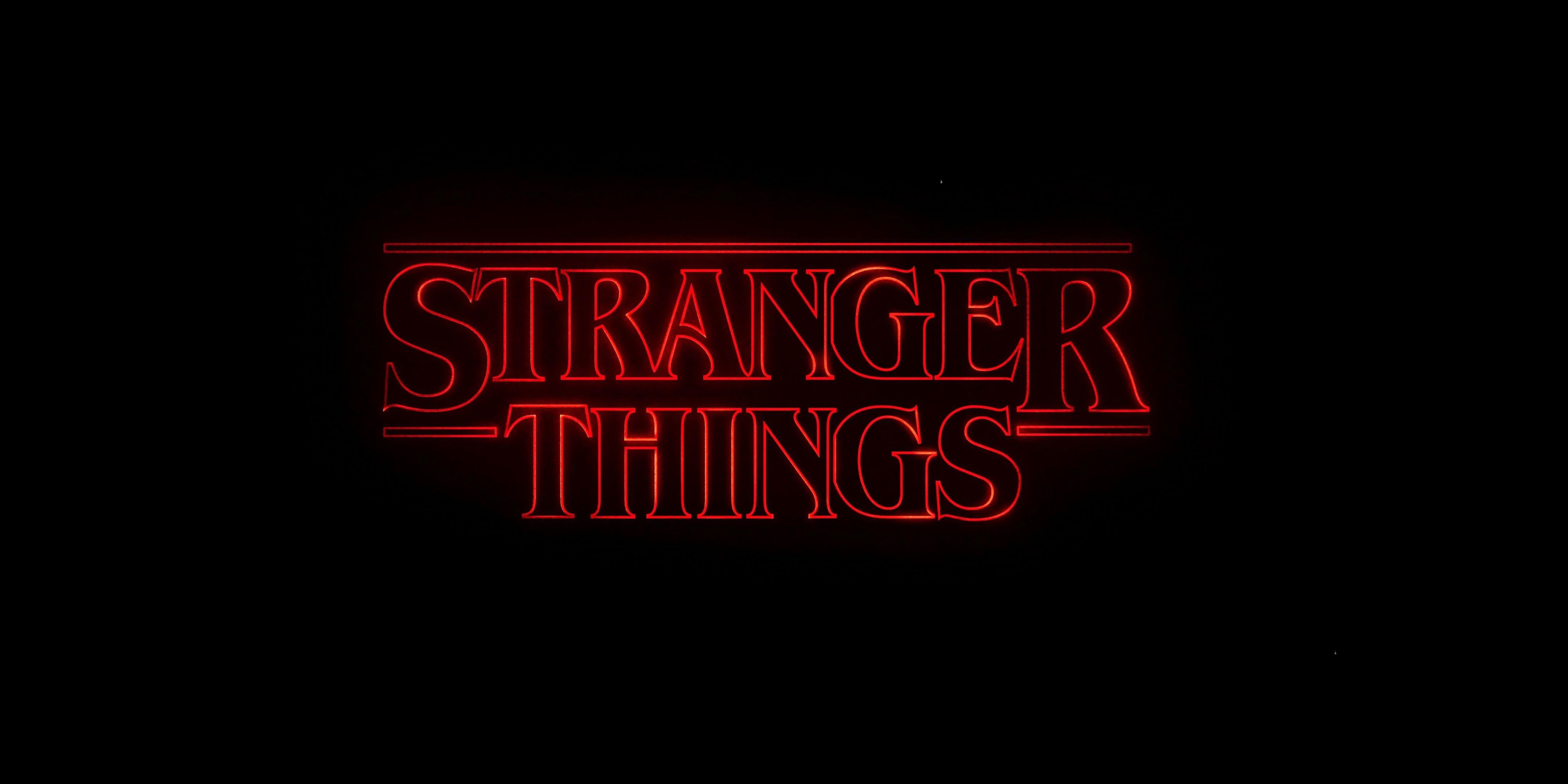 Stranger Things, Netflix, Logo, Serie, 4K, 4330x2170 4K Desktop