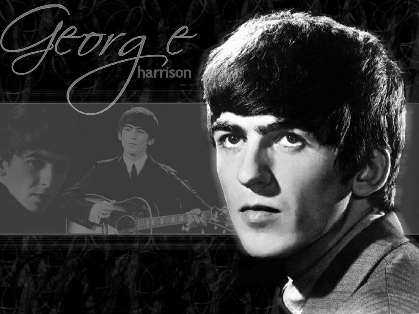 Schwarz, George Harrison, Musik, Beatles, Hintergrund, 1600x1200 HD Desktop