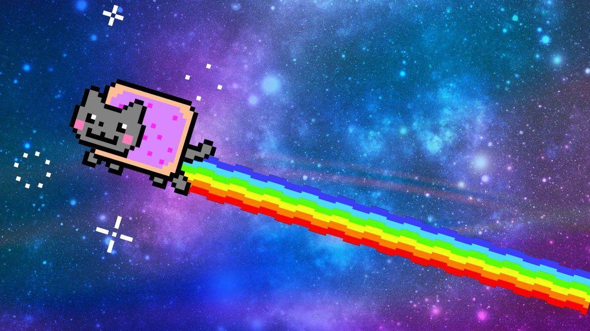 Nyan Cat, Hintergrund, Internet, Kult, Lustig, 1200x670 HD Desktop