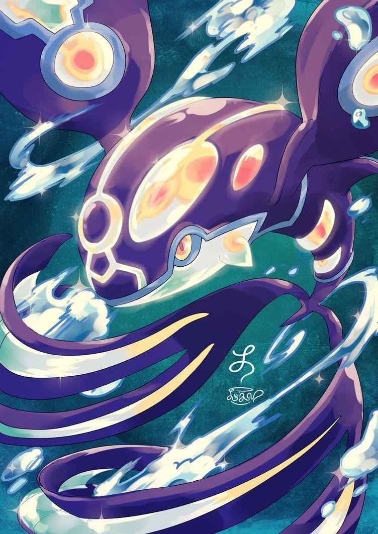 Primal Kyogre, Anime, Pokémon, Kreativ, Le Artwork, 760x1070 HD Handy