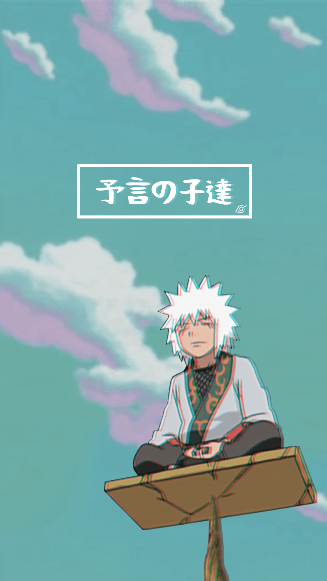 Jiraiya, Anime, Ästhetik, Einfache Grafik, Stilvoll, 1080x1920 Full HD Handy