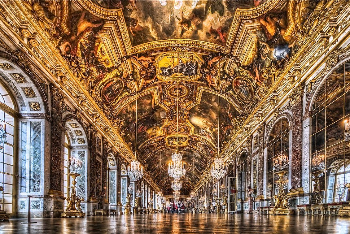 Versailles Palast, Frankreich, HD Hintergrund, Königsresidenz, Barock, 1130x760 HD Desktop