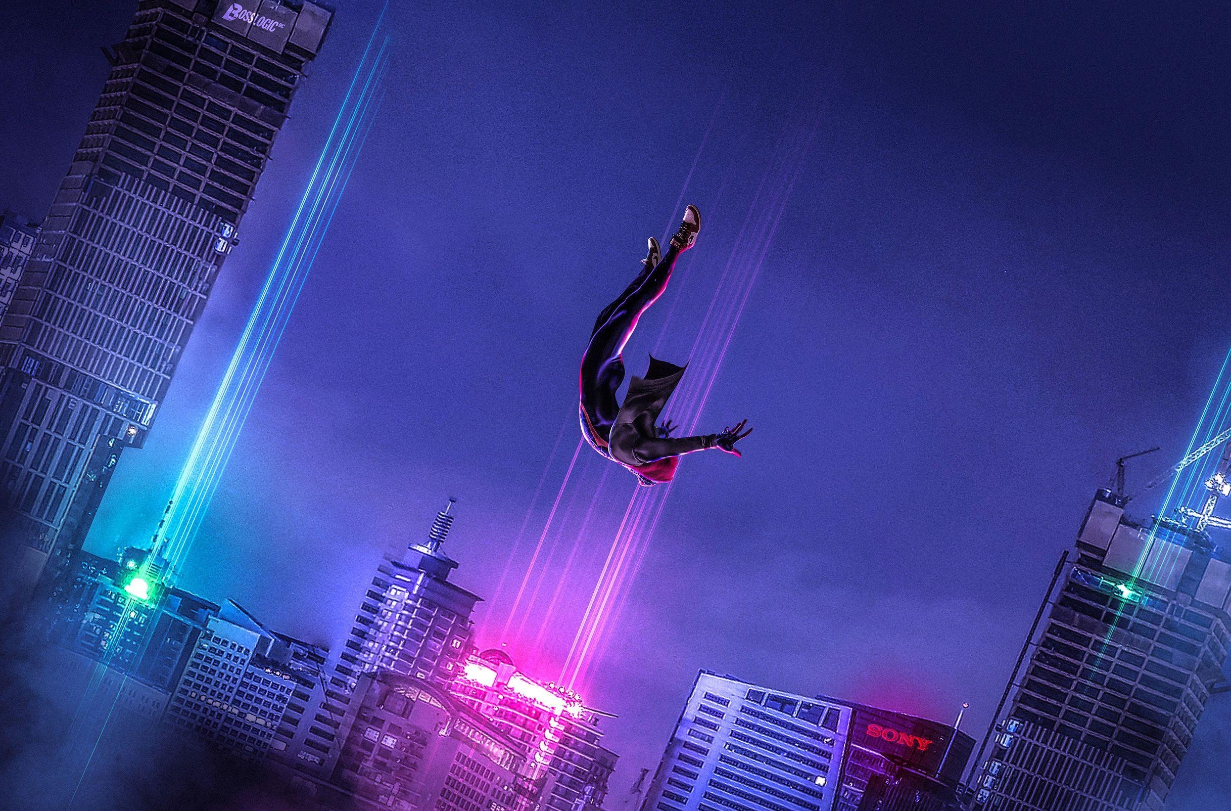 Spider-Man, Spider-Verse, Kunst, HD, Film, 2440x1610 HD Desktop