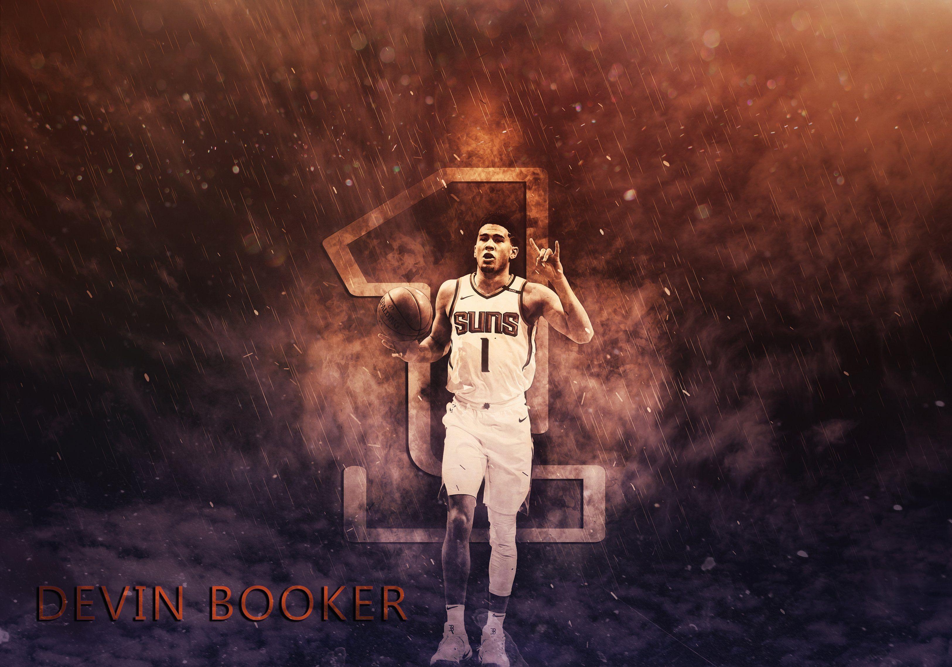 Devin Booker, NBA, Kunst, Wallpaper, Artwork, 3250x2280 HD Desktop