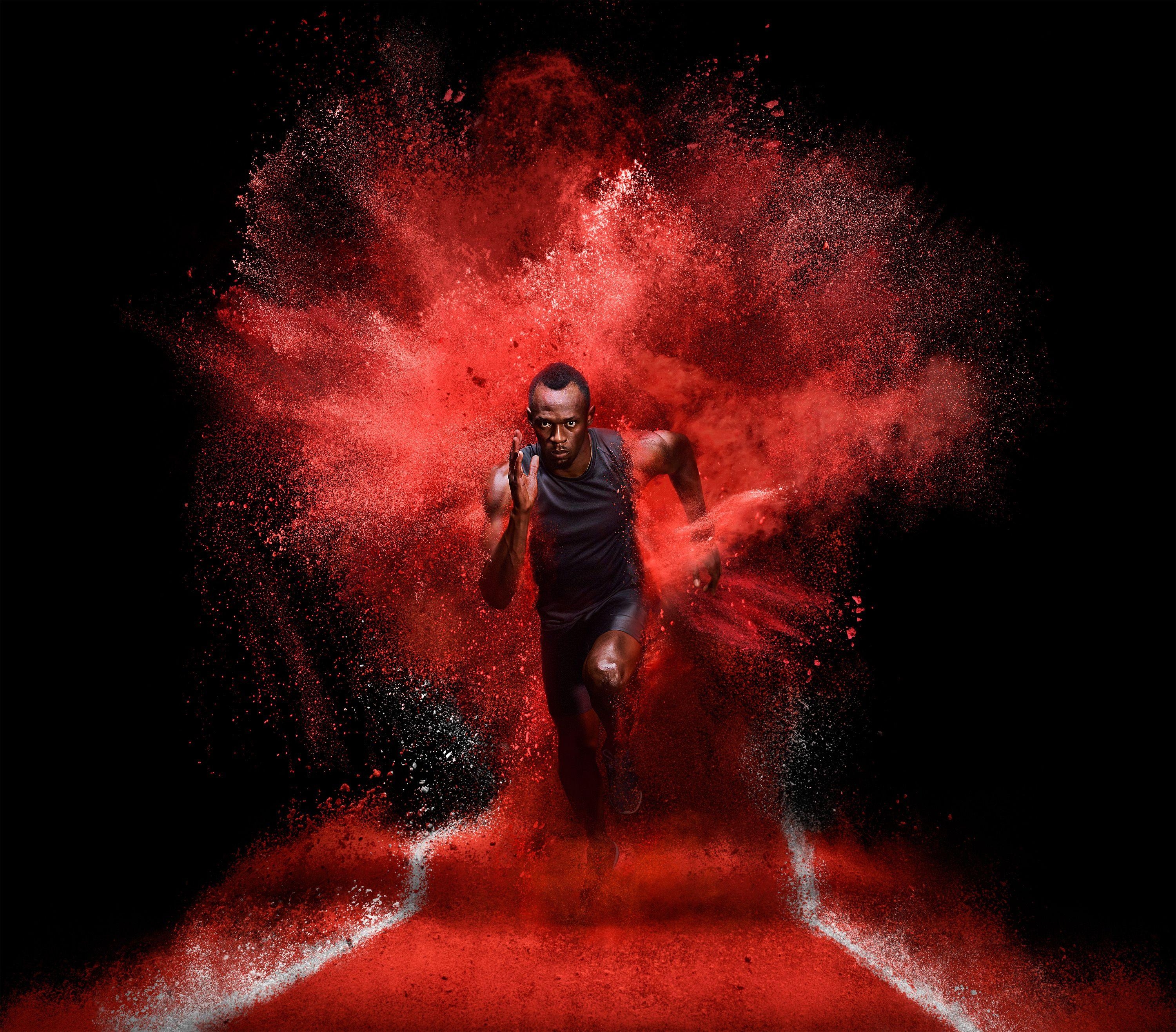 Usain Bolt, Olympischer Athlet, Jamaikanischer Sprinter, HD, 3000x2640 HD Desktop