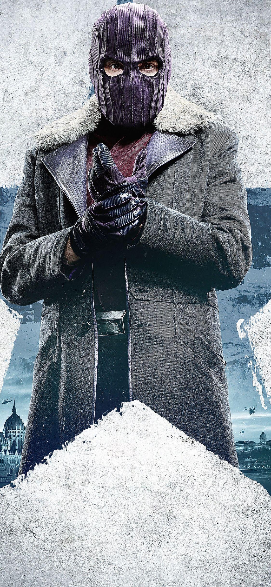 Daniel Brühl, Baron Zemo, Marvel, Winter Soldier, 4K, 1130x2440 HD Handy