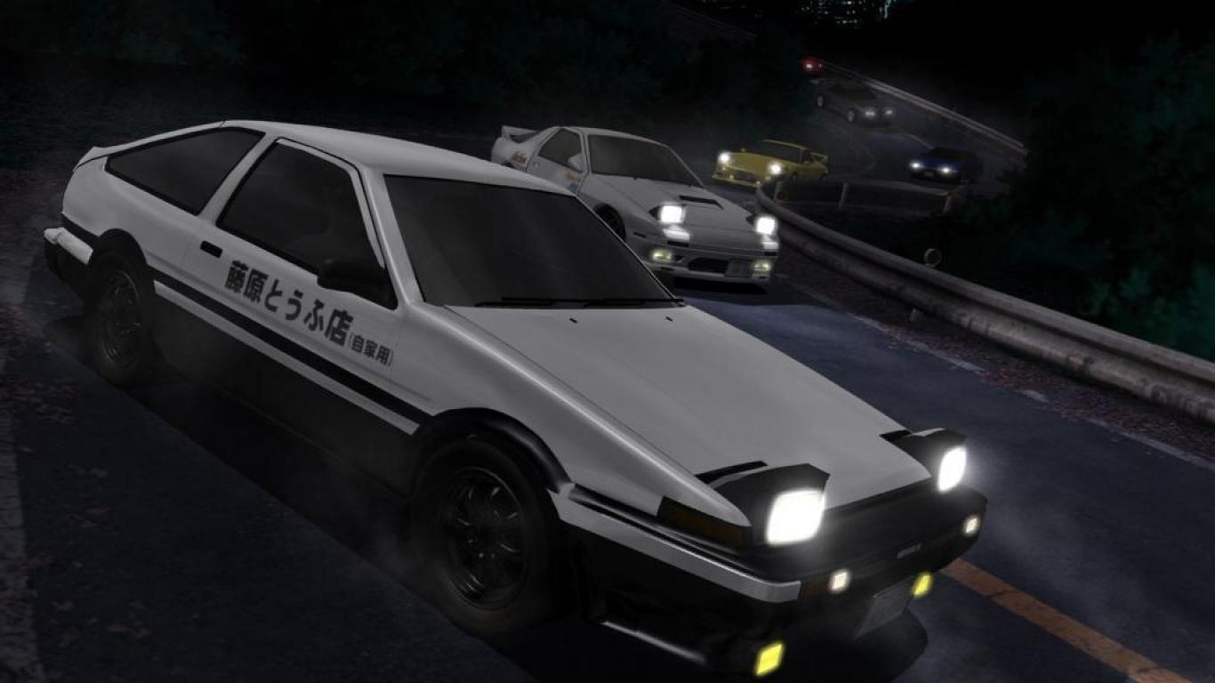 Initial D, Anime-Bild, Rennauto, tägliche Post, JDM Fan, 1370x770 HD Desktop