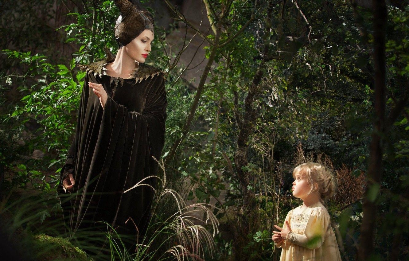 Angelina Jolie, Maleficent, Film, Hd-Hintergrund, Bild, 1340x850 HD Desktop