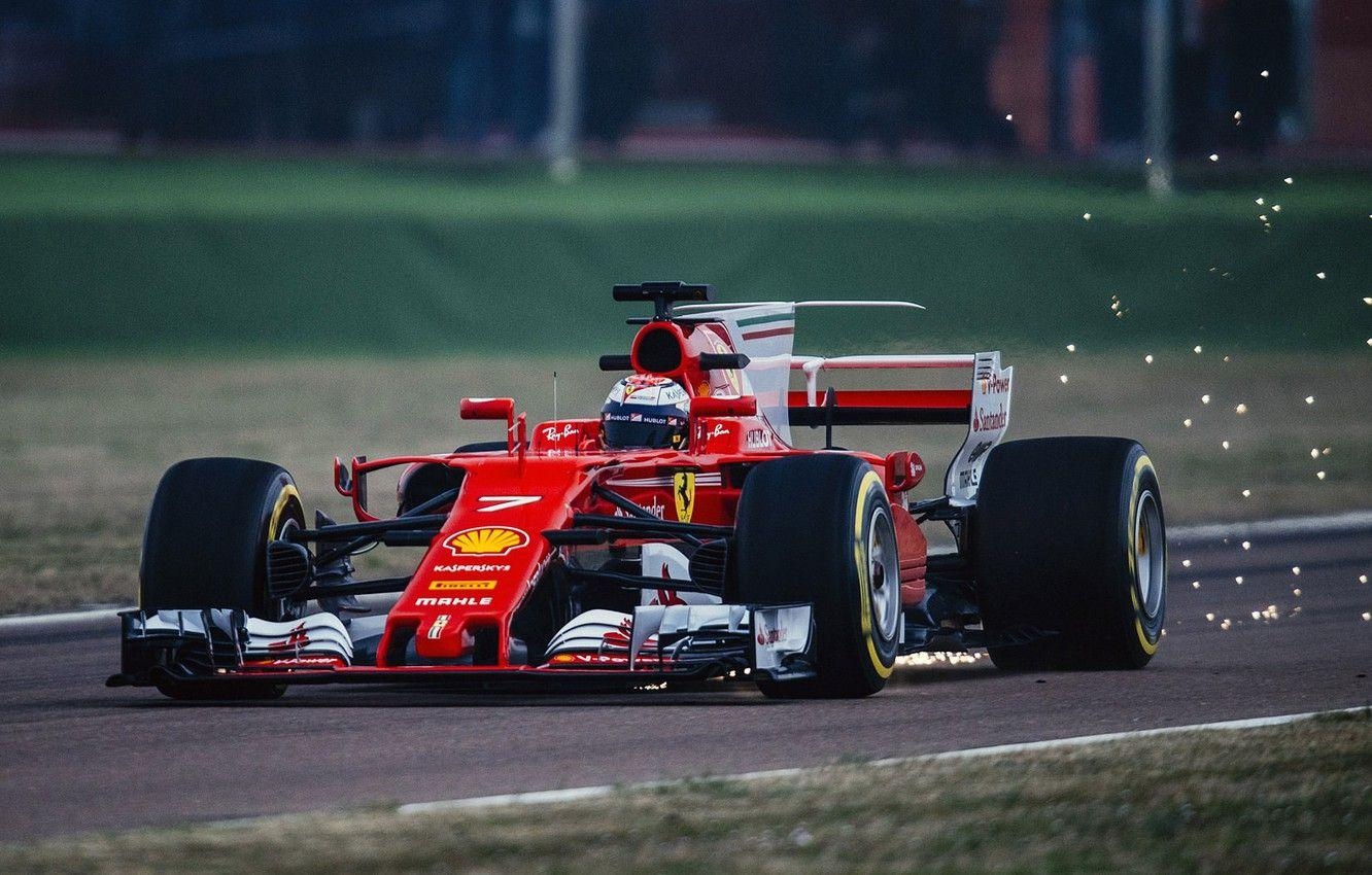 Kimi Räikkönen, Ferrari, Formel 1, Sport, Rot, 1340x850 HD Desktop