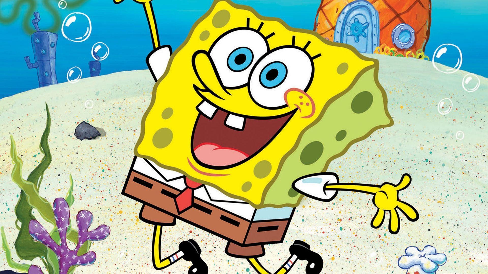 SpongeBob Schwammkopf, Zeichentrick, Bikini Bottom, Kinder, Cartoon, 1920x1080 Full HD Desktop