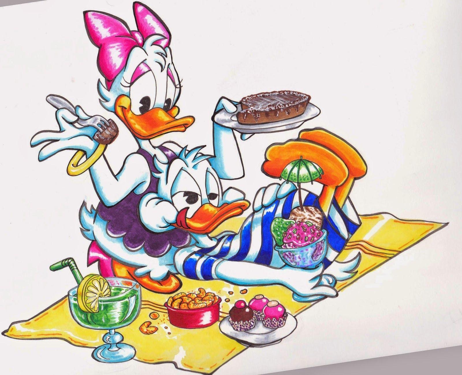 Donald Duck, Daisy, Disney, Cartoon, Bild, 1600x1300 HD Desktop