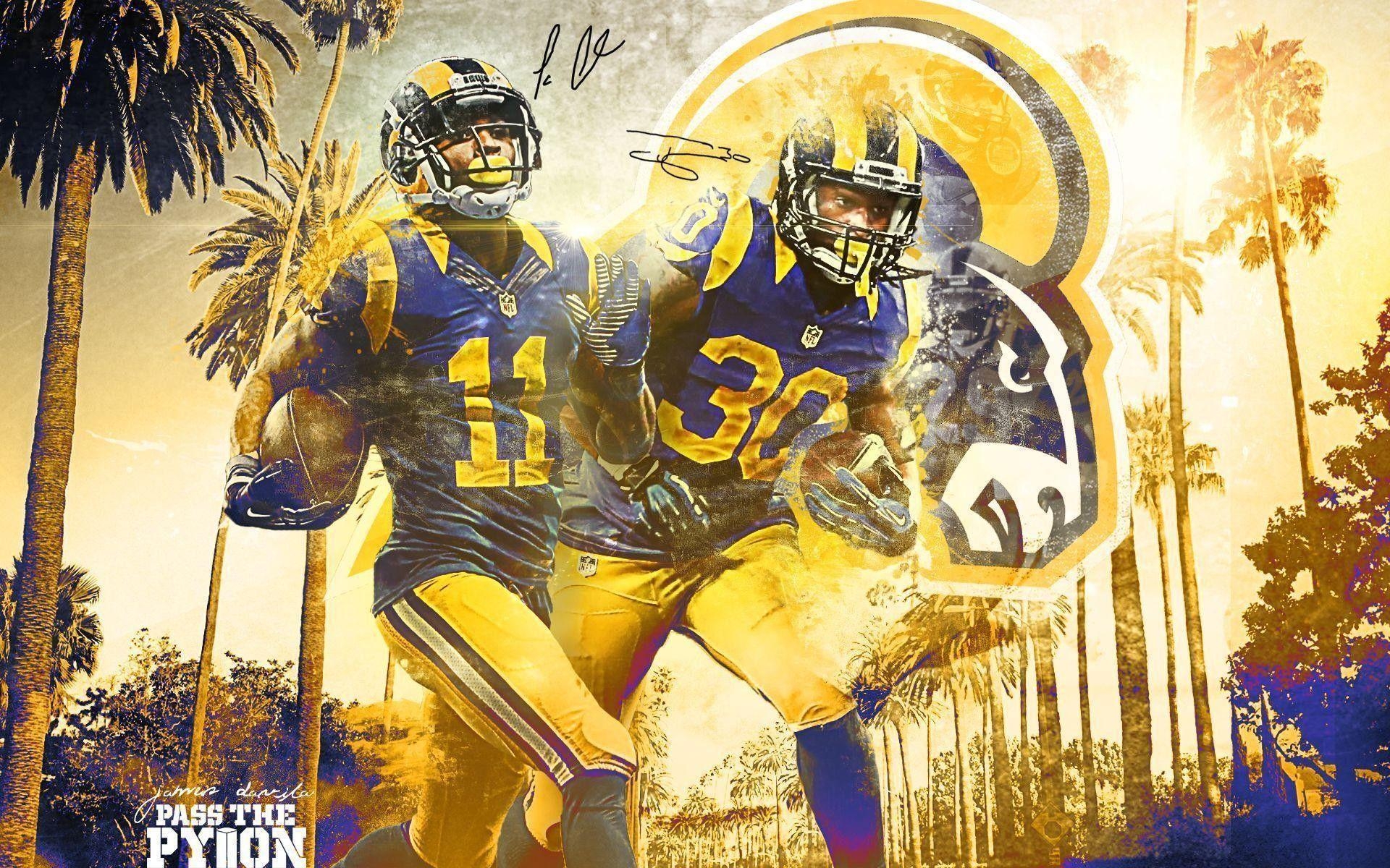 Los Angeles Rams, Team, Hintergrund, NFL, Fußball, 1920x1200 HD Desktop