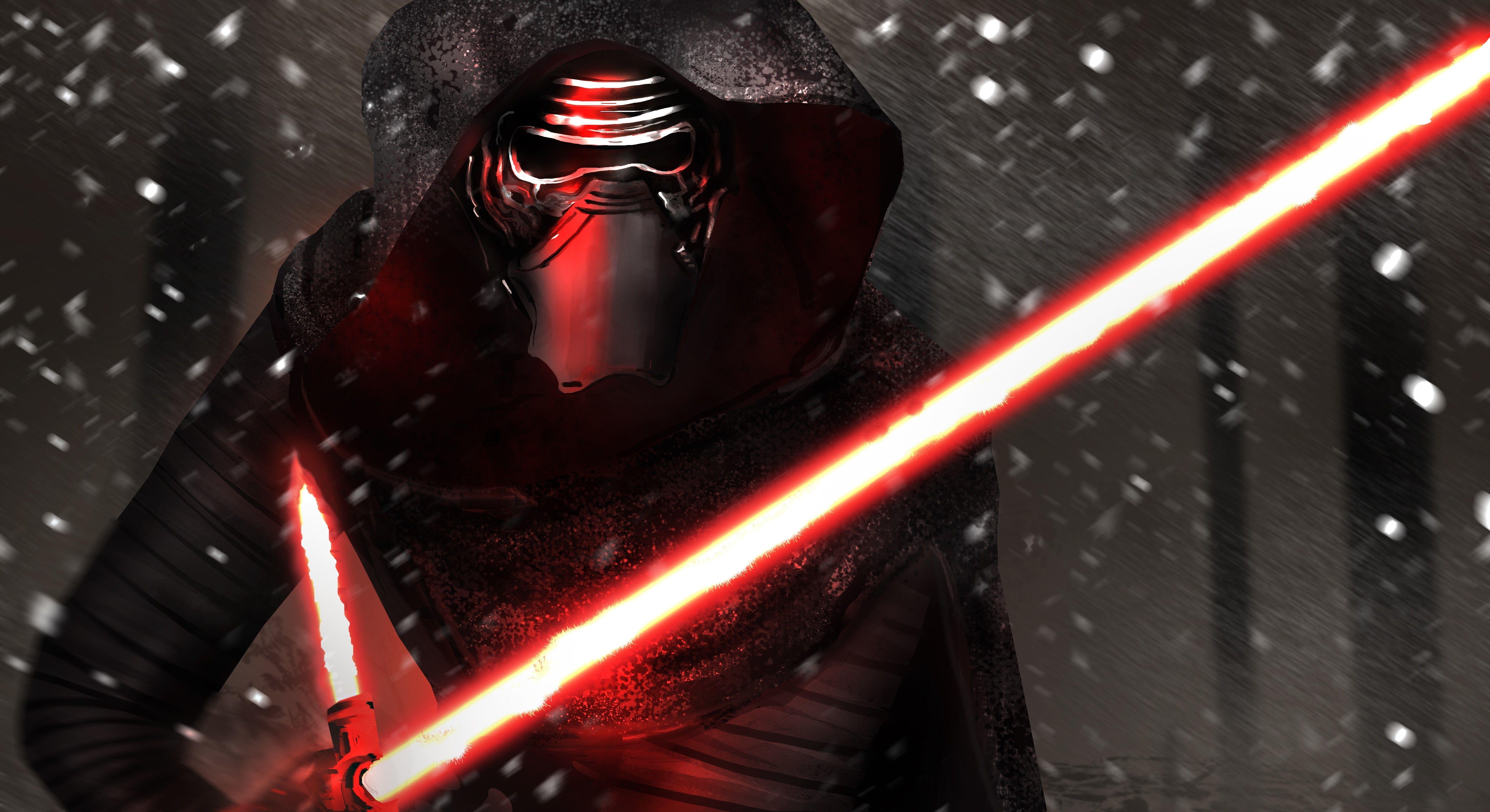 Kylo Ren, 3D, Film, Star Wars, Movie, 6600x3600 4K Desktop