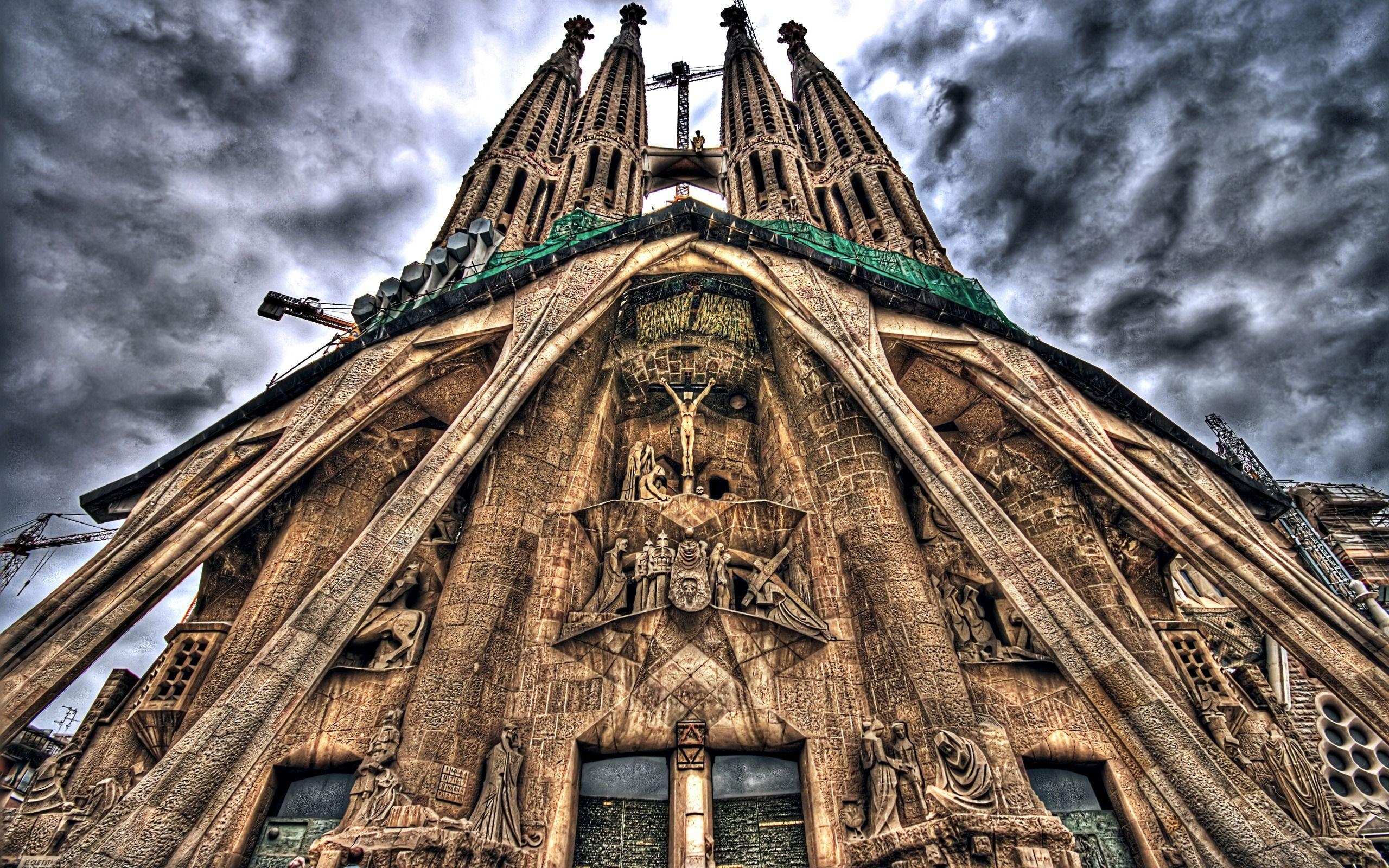 Spanien, Sagrada Familia, Welt, Bild, JPG, 2560x1600 HD Desktop