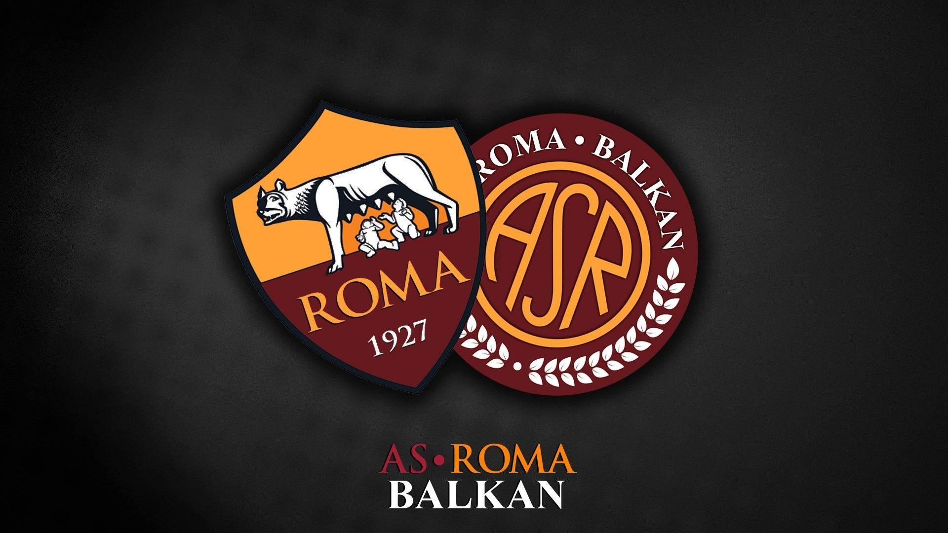 AS Roma, Hintergrund, Fußball, Logo, Italien, 1920x1080 Full HD Desktop