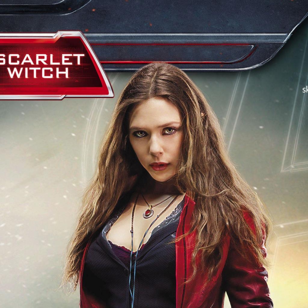 Scarlet Witch, 14 x 1395, Marvel, Kinocharakter, Hintergrund, 1030x1030 HD Handy