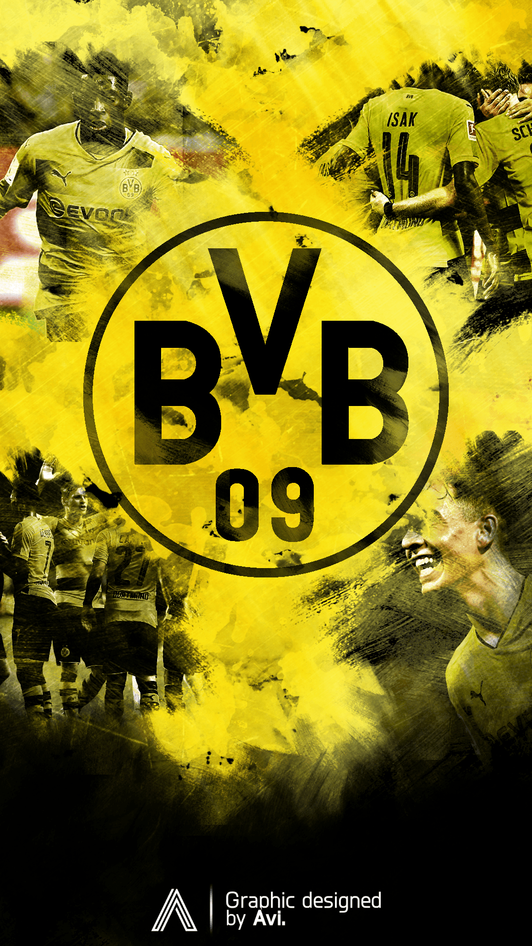 Borussia Dortmund, Originalfotografien, Sportmoment, Gelbschwarz, Jubel, 1080x1920 Full HD Handy