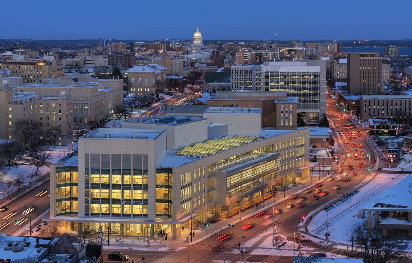 Stadtbild, Madison, USA, Wisconsin, Reisen, 1340x850 HD Desktop