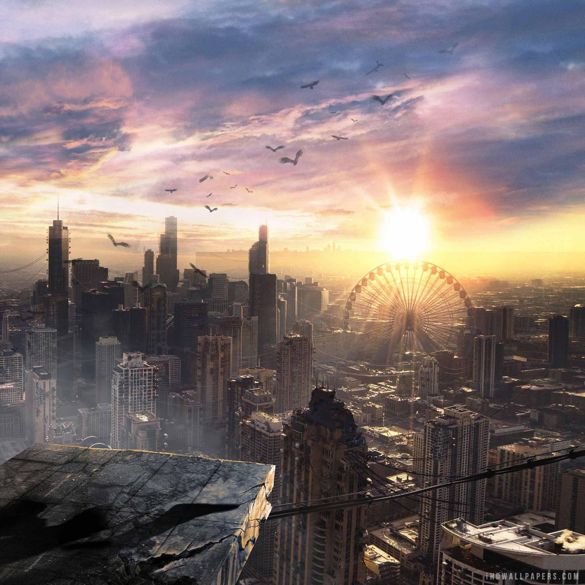 Chicago, Divergent, Film, Zukunft, Abzeichen, 2050x2050 HD Handy