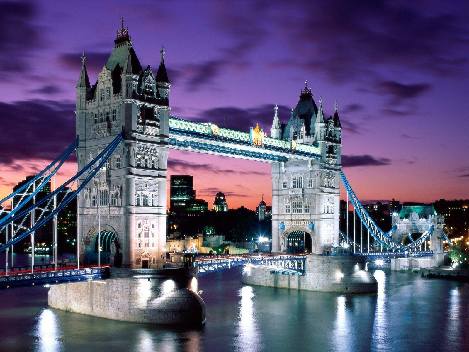 Tower Bridge, Licht, London, Reisen, Hintergrund, 1600x1200 HD Desktop