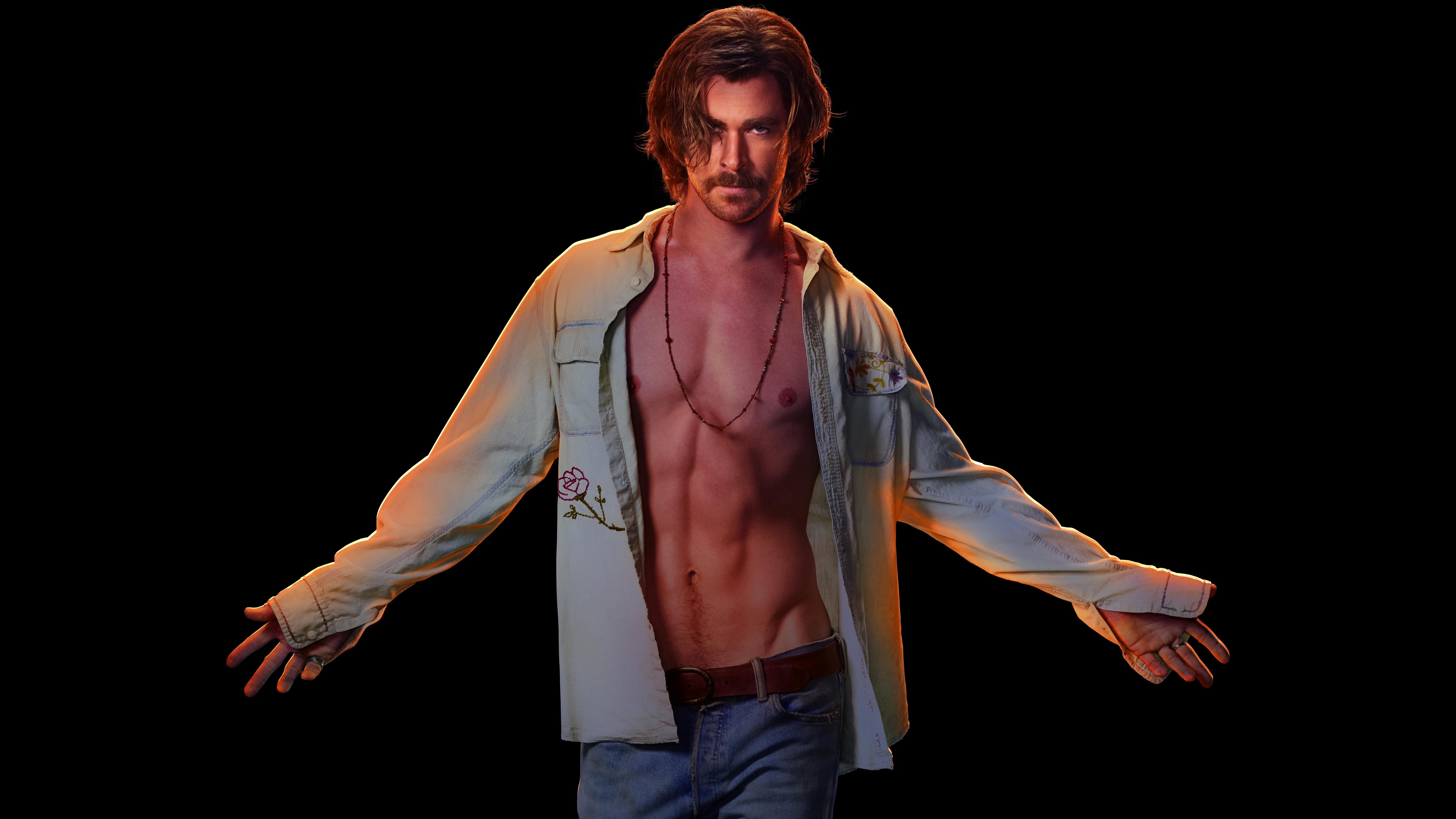 Chris Hemsworth, El Royale, 5K, Film, Hintergrund, 6000x3380 4K Desktop