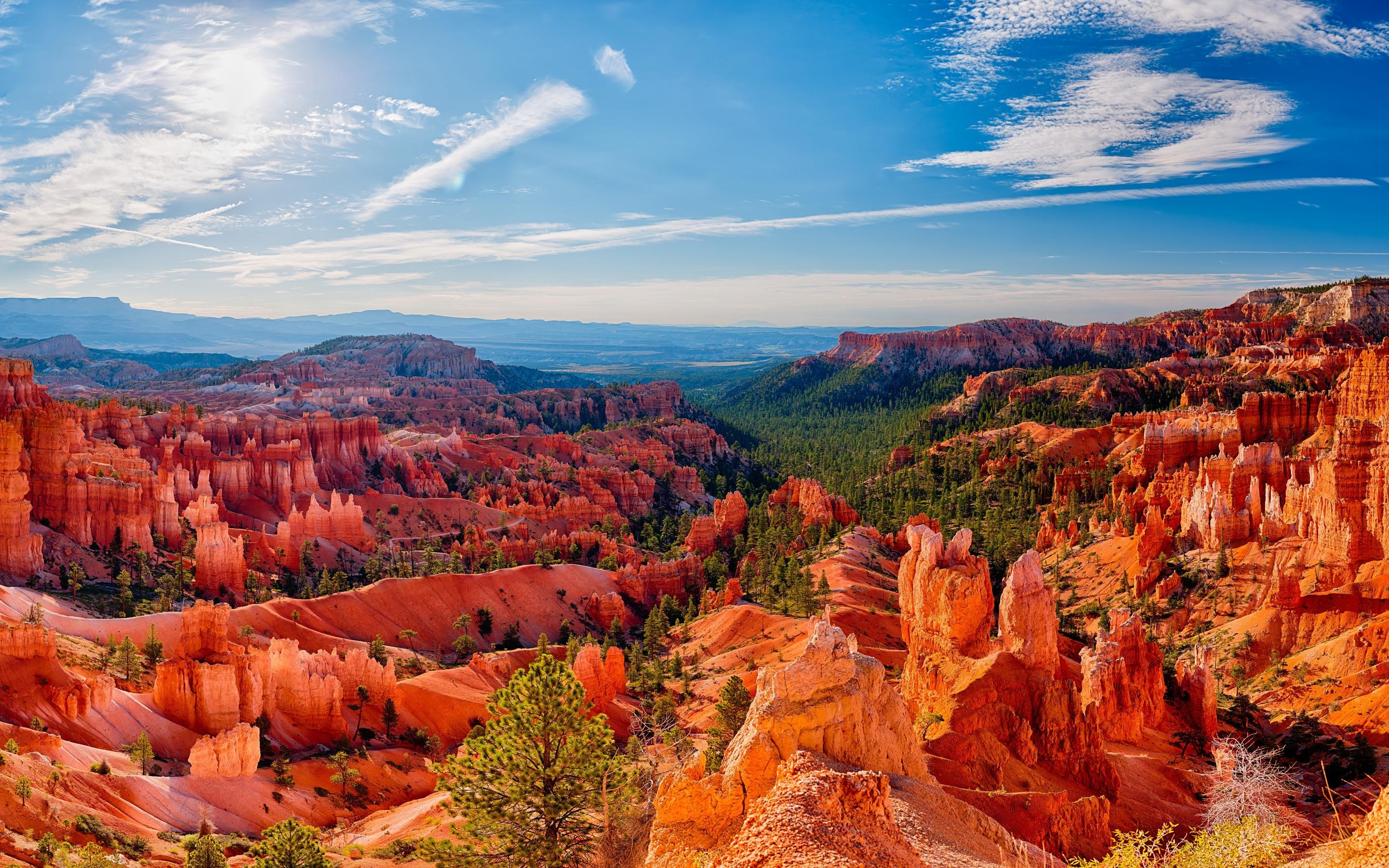 Bryce Canyon, Nationalpark, orange Klippen, Utah, USA, 2880x1800 HD Desktop