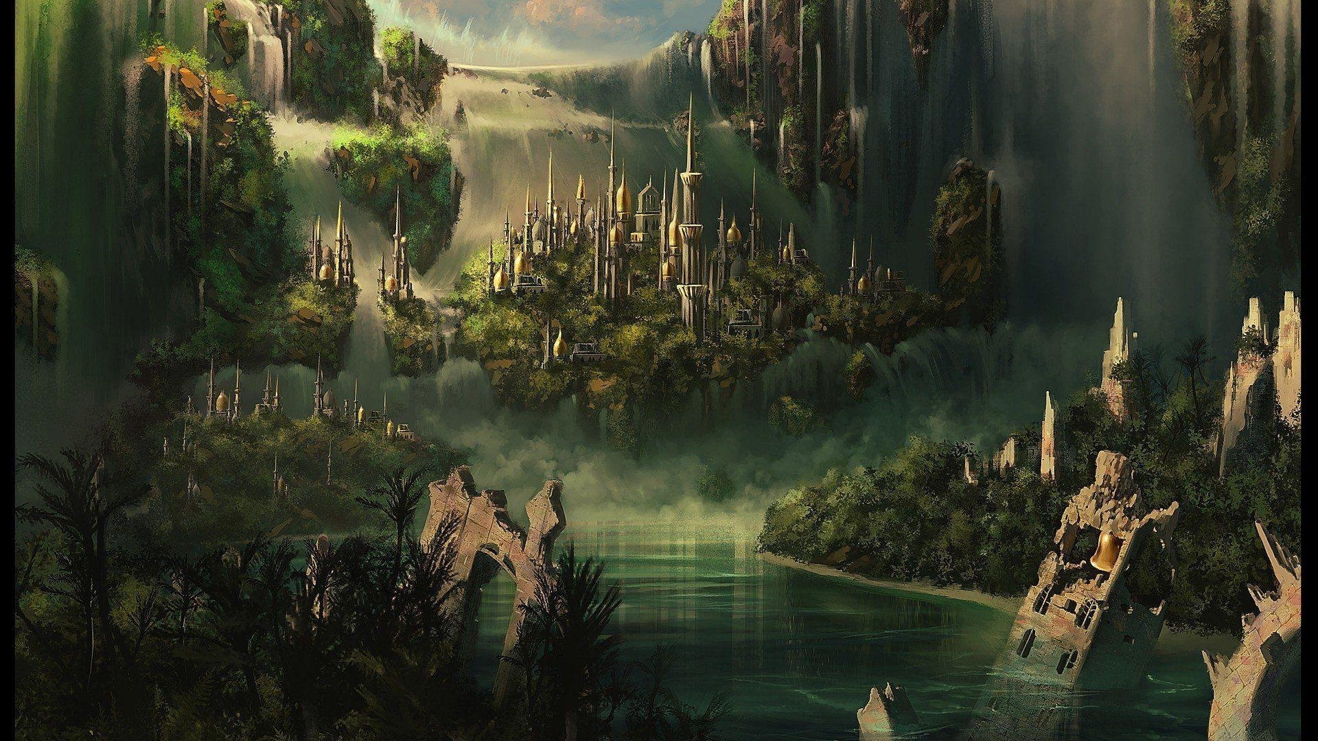 Das Auenland, Wallpaper, Rivendell, Filme, Fantasy, 1920x1080 Full HD Desktop