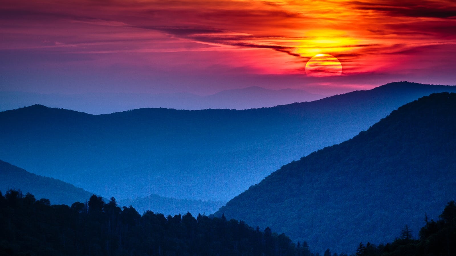 Natur, Great Smoky Mountains, Landschaft, Nationalpark, Fotografie, 1600x900 HD Desktop