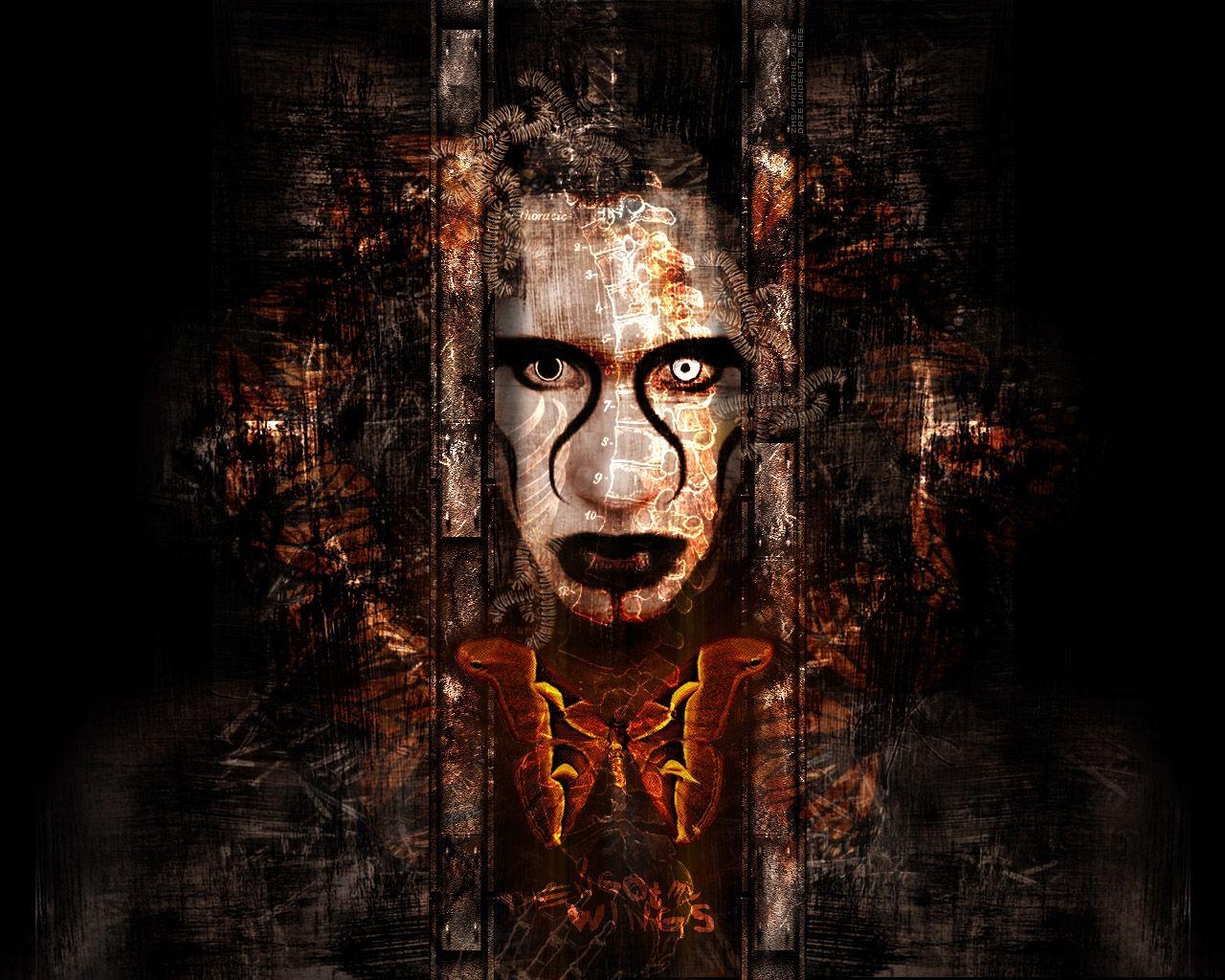 Marilyn Manson, Musik, Hintergrund, Rock, Kunst, 1280x1030 HD Desktop