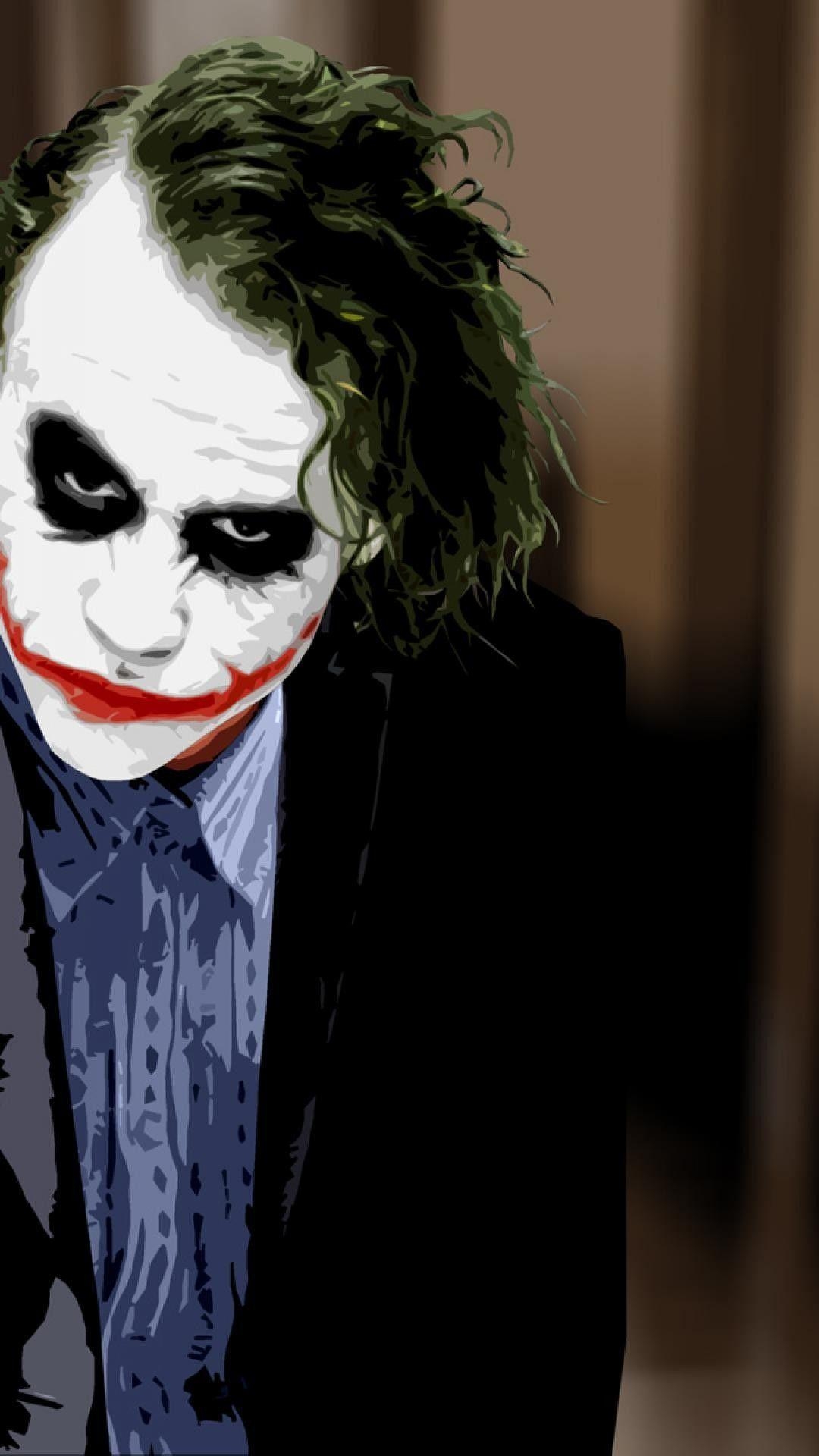 Heath Ledger, Joker, Bild, Charakter, Kinofilm, 1080x1920 Full HD Handy