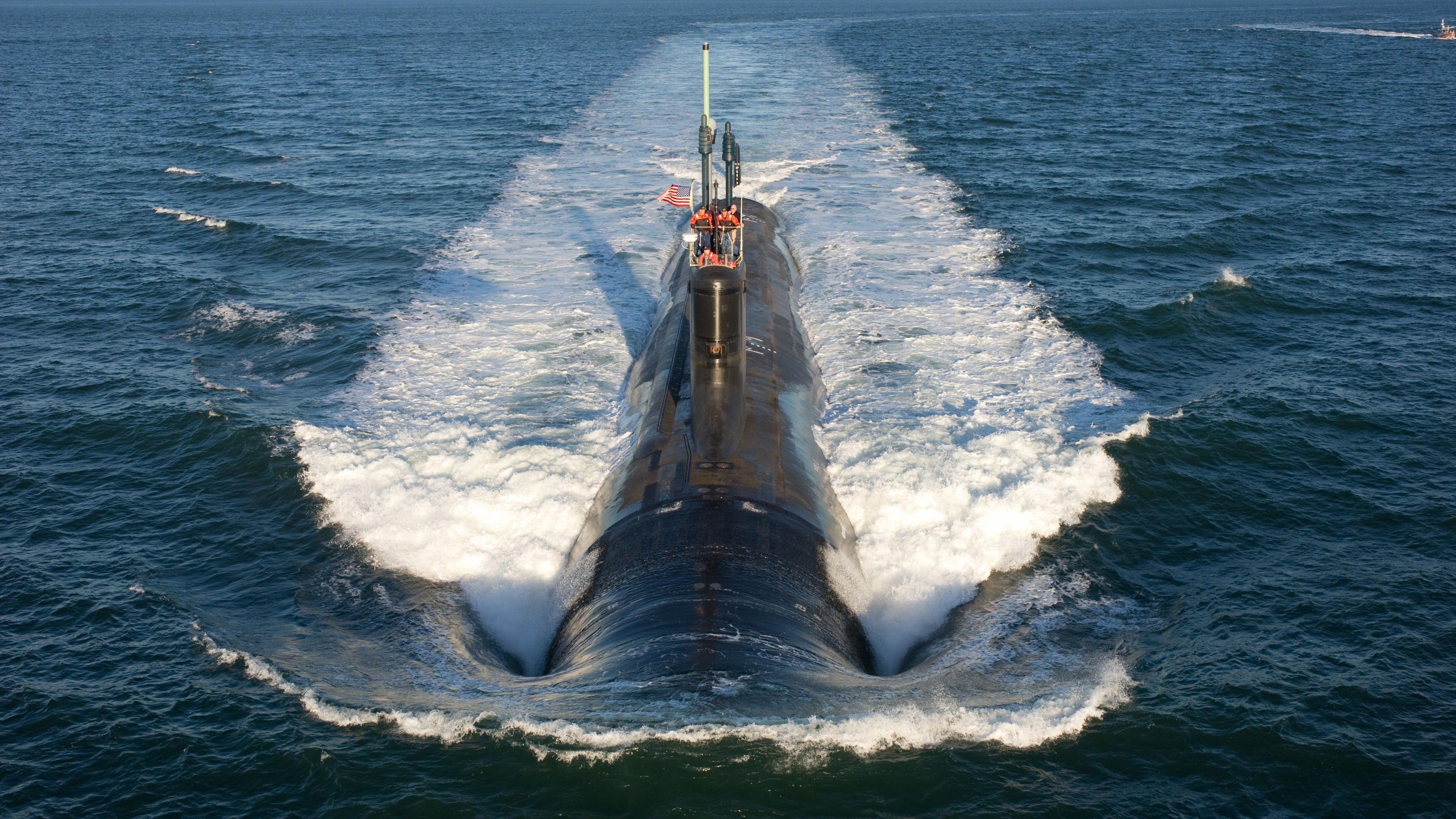 USS North Dakota, U-Boot, Virginia-Klasse, USA, Technologie, 3840x2160 4K Desktop