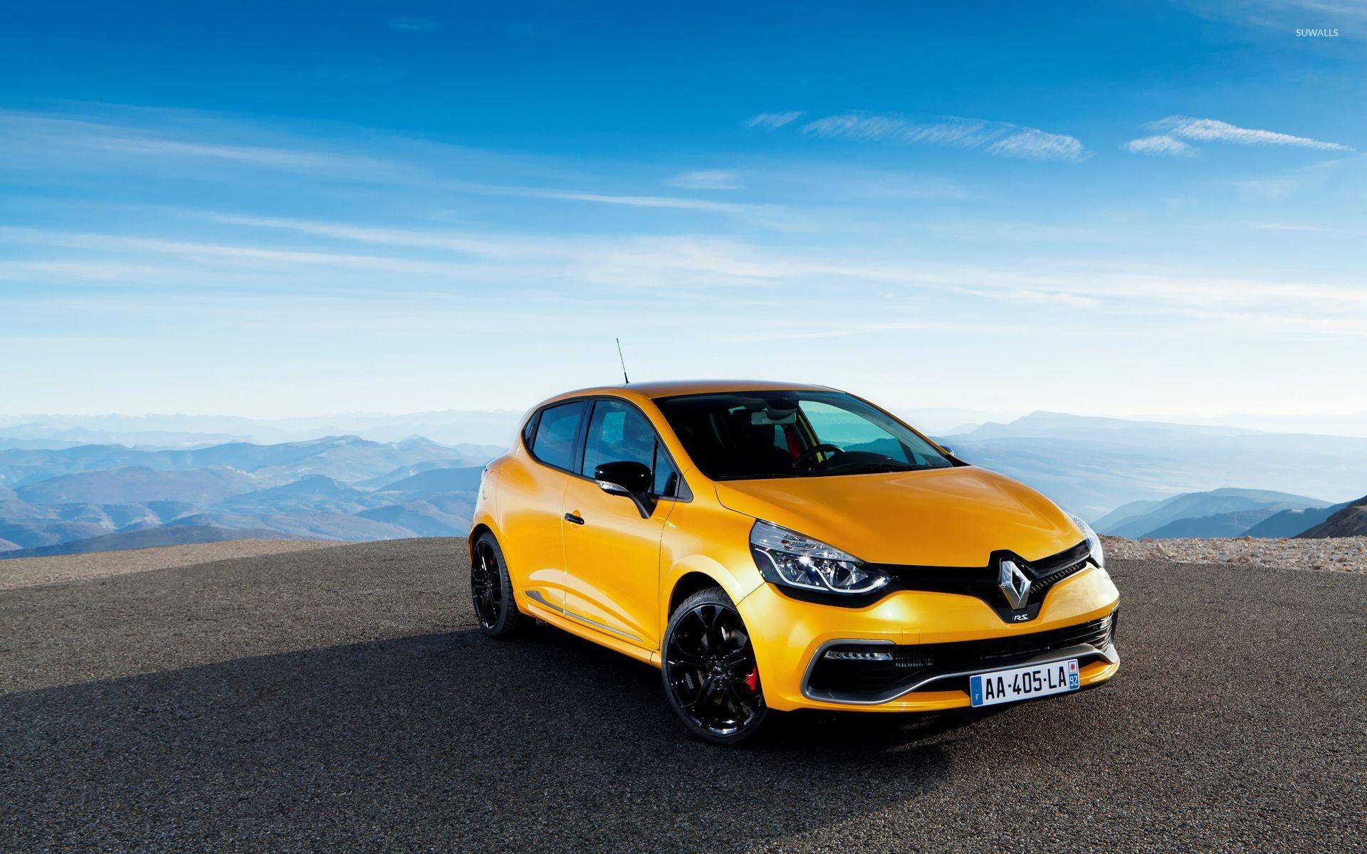 Gelber Renault Clio, RS 200, Sportliches Design, Reizend, Dynamisch, 1920x1200 HD Desktop