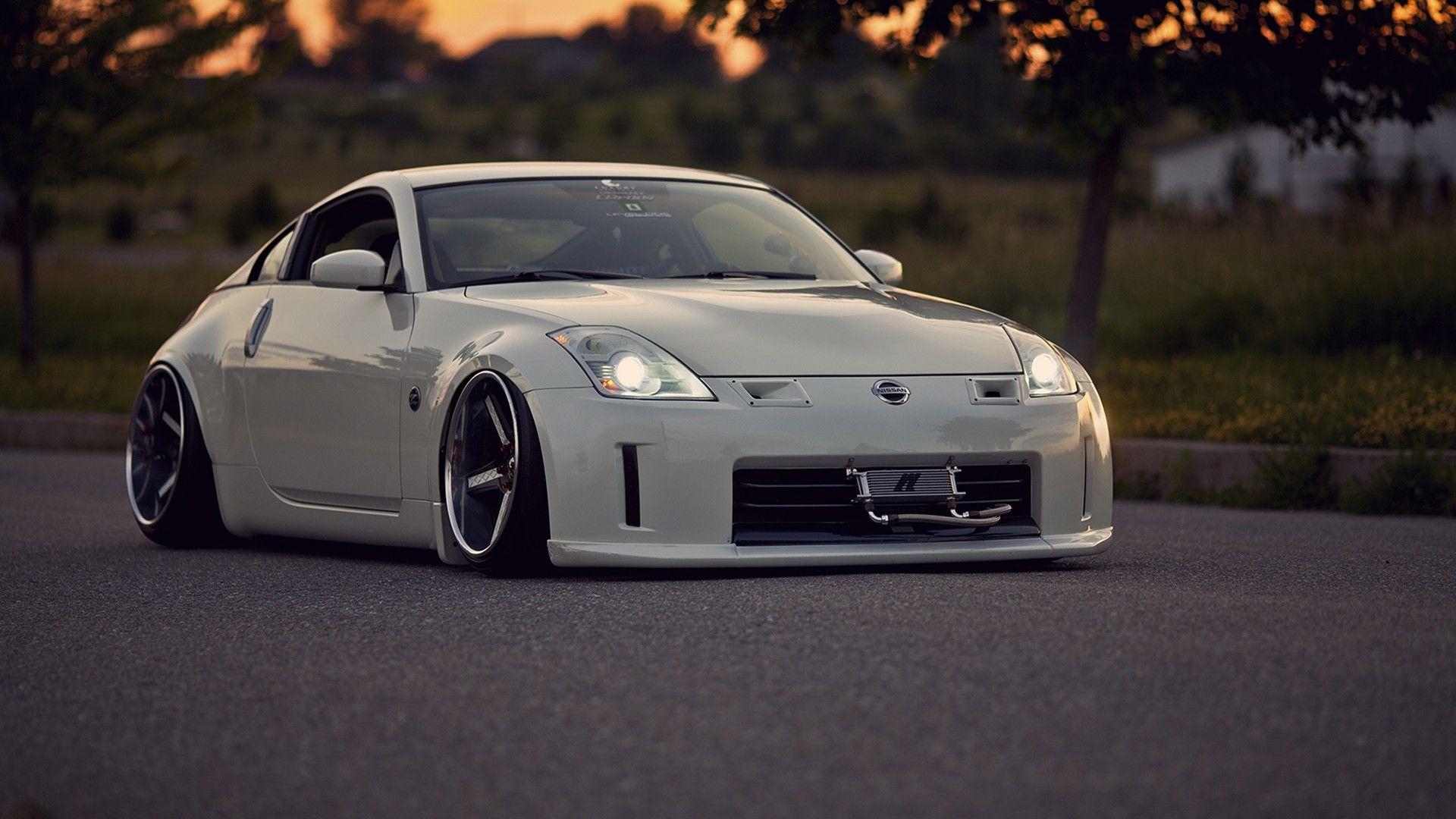 Nissan 350Z, Tuning, JDM, Hellaflush, Szene, 1920x1080 Full HD Desktop