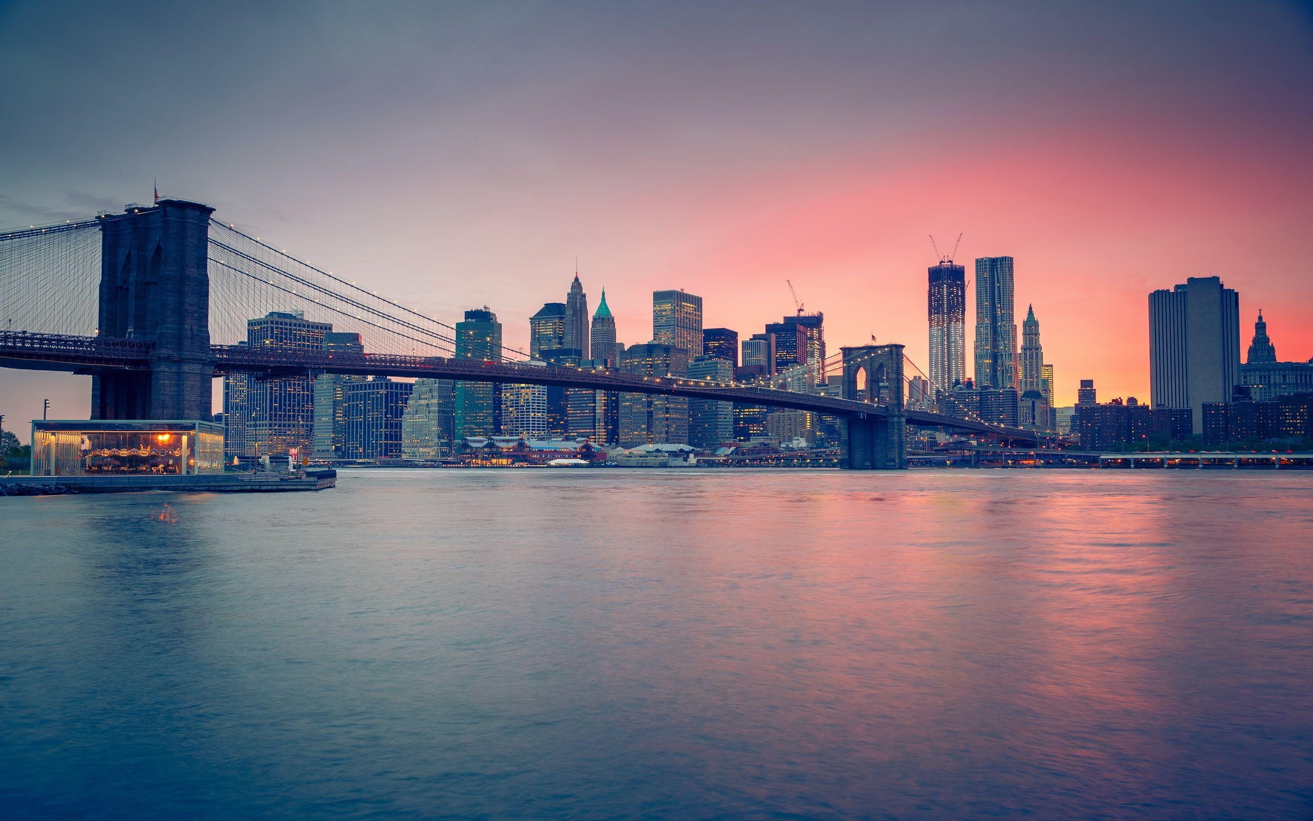 Brooklyn Bridge, Reisen, Full HD, New York, Hintergrundbild, 2560x1600 HD Desktop