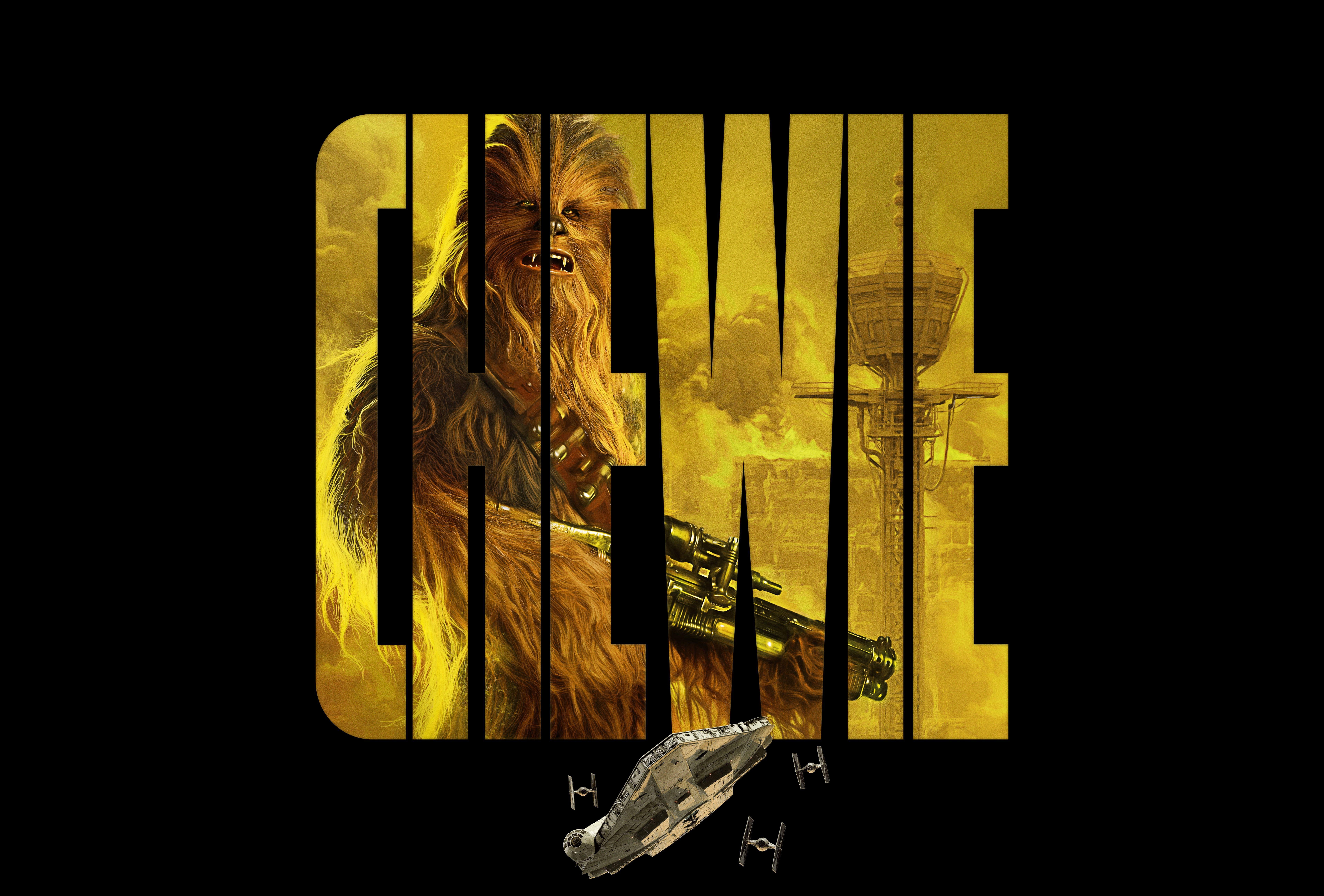 Chewbacca, Poster, Chewie, Solo, Star Wars, 7680x5200 4K Desktop